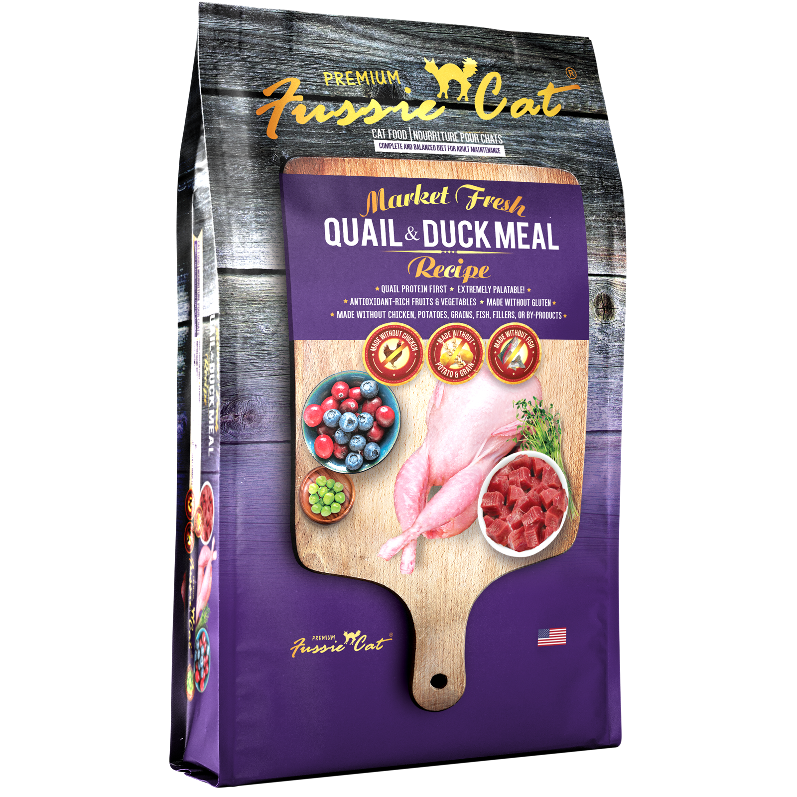 Duck dry cat food cheap