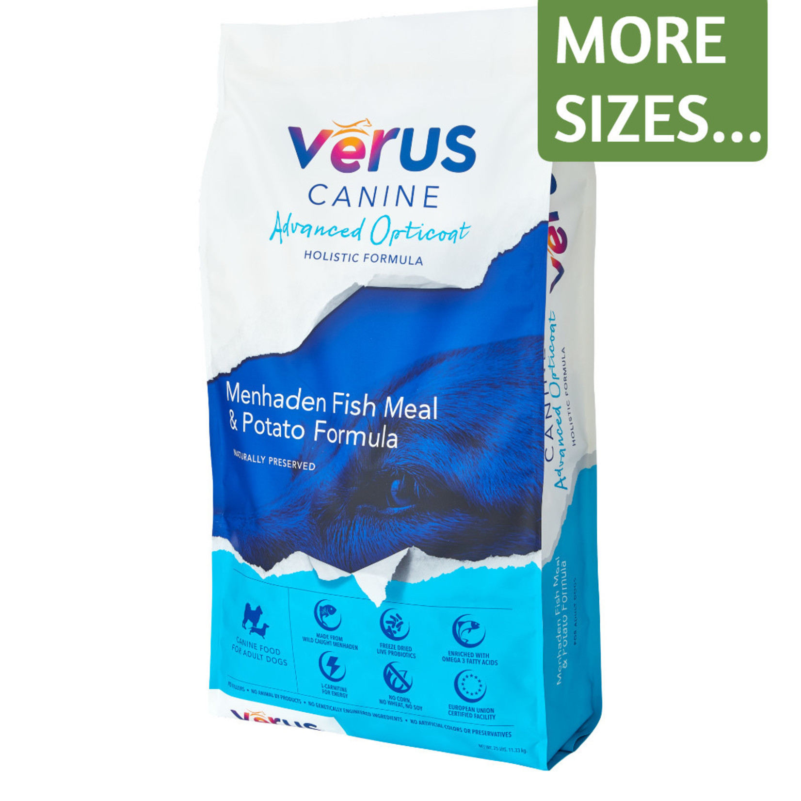 Verus Verus Dry Dog Food Advanced Opticoat Menhaden Fish Meal & Potato Holistic Formula Grain Inclusive