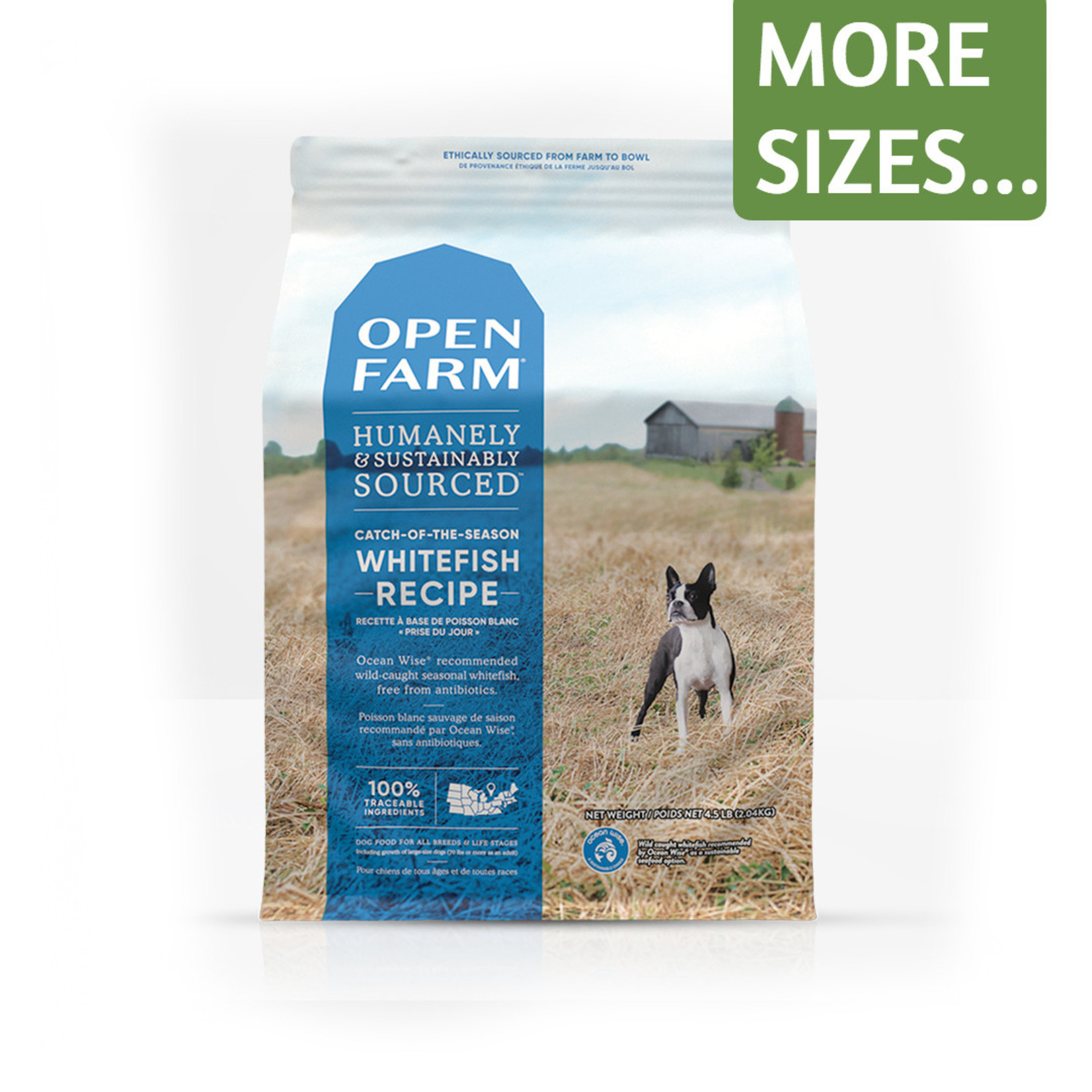Open Farm Open Farm Dry Dog Food Catch of the Season Whitefish Recipe Grain Free