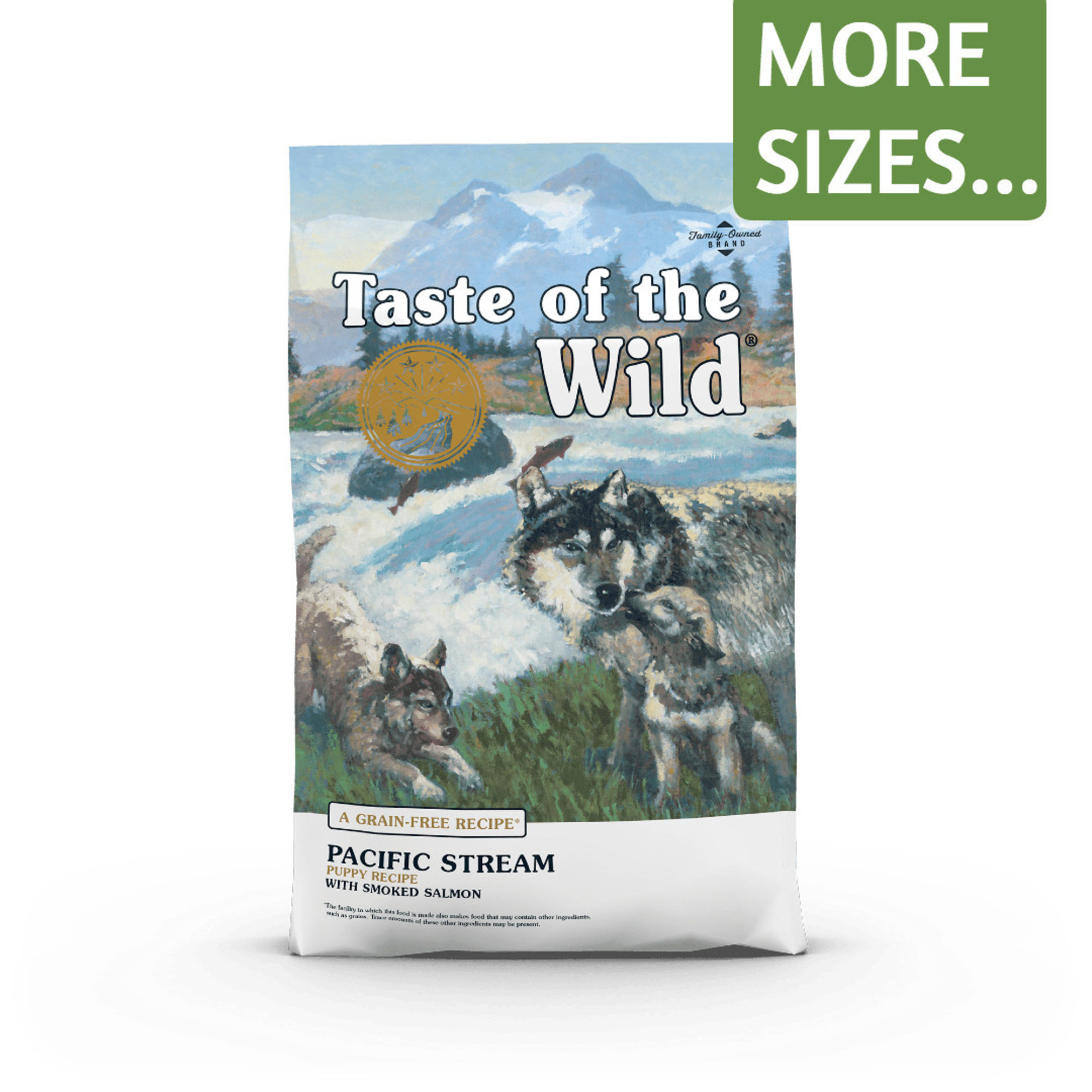 Taste of the Wild Taste of the Wild Dry Dog Food Pacific Stream Puppy Recipe with Smoked Salmon Grain Free