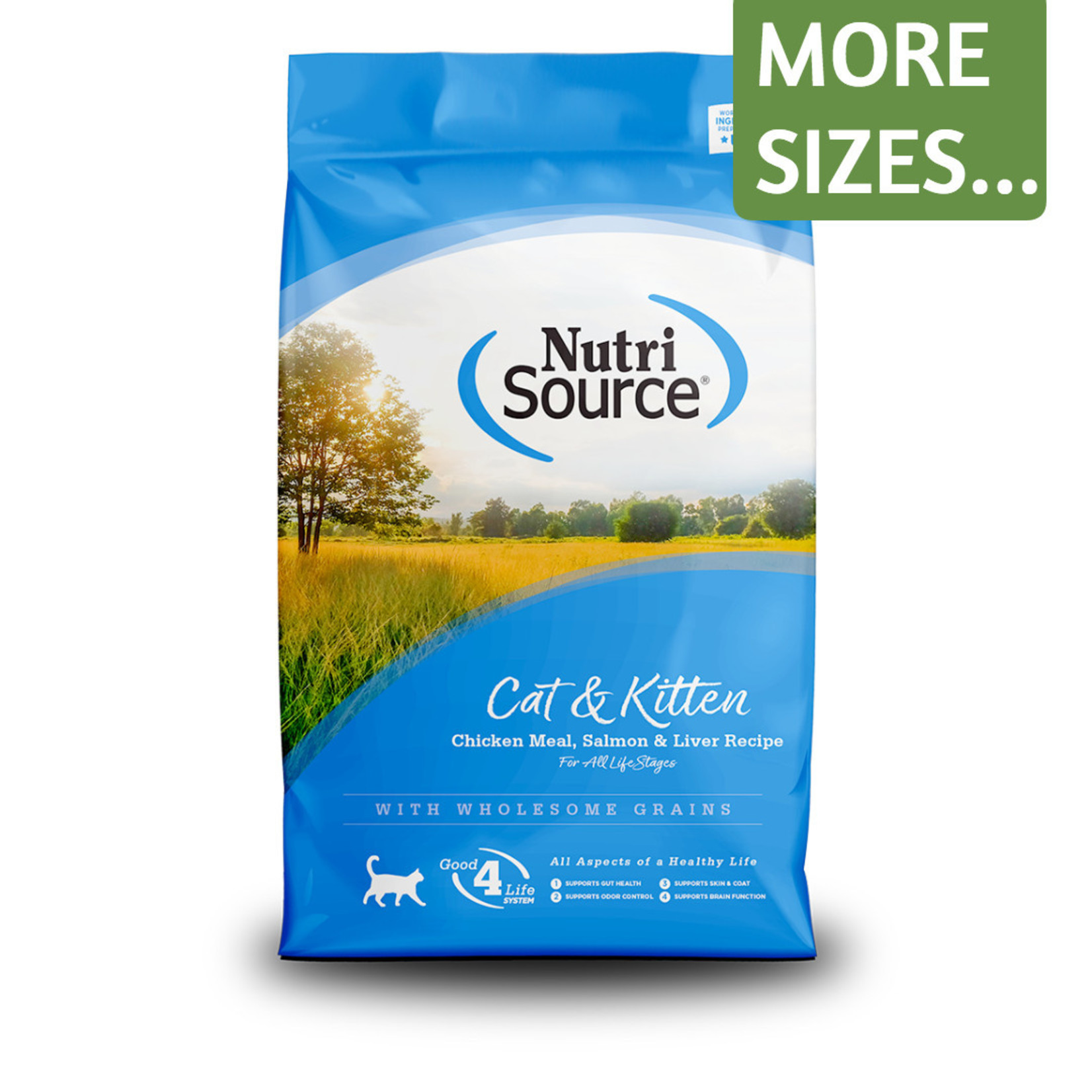 NutriSource NutriSource Dry Cat Food Cat & Kitten Chicken Meal, Salmon, & Liver Recipe