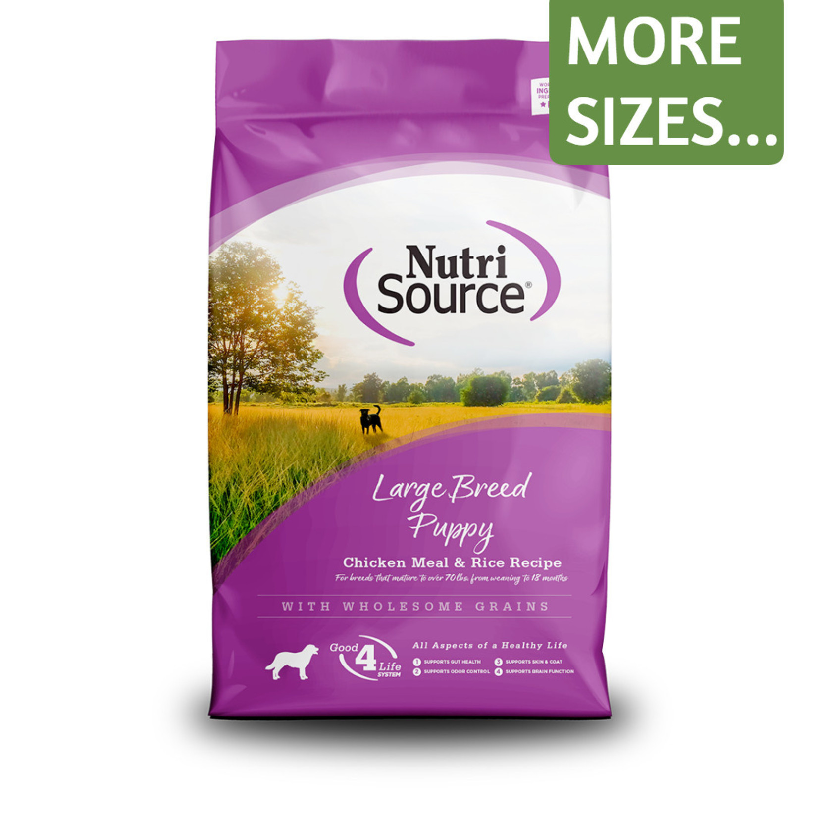 NutriSource NutriSource Dry Dog Food Large Breed Puppy Chicken & Rice Recipe Grain Inclusive