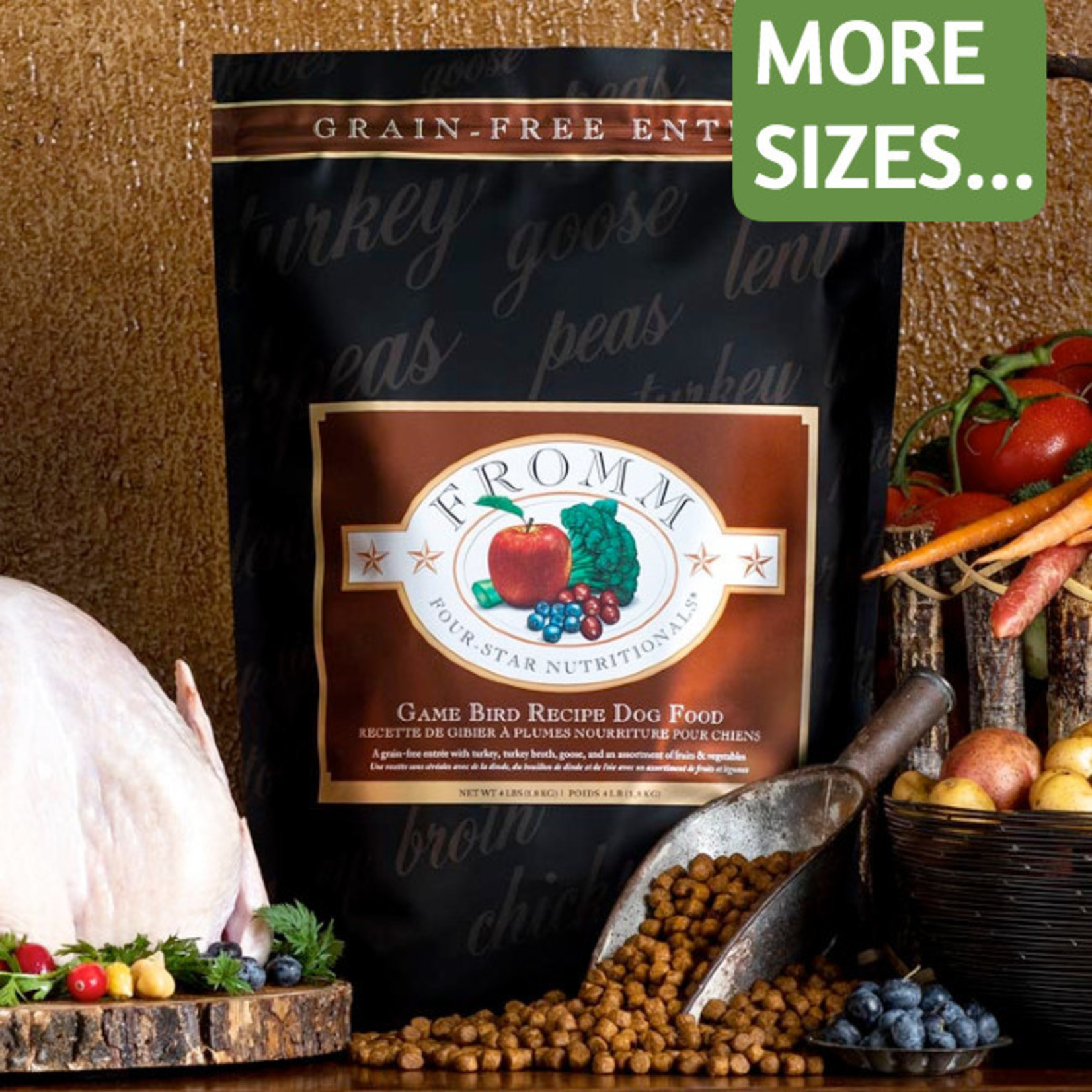 Fromm Fromm Dry Dog Food 4Star Nutritionals Game Bird Recipe Turkey, Goose, & Fruit & Vegetables Grain Free