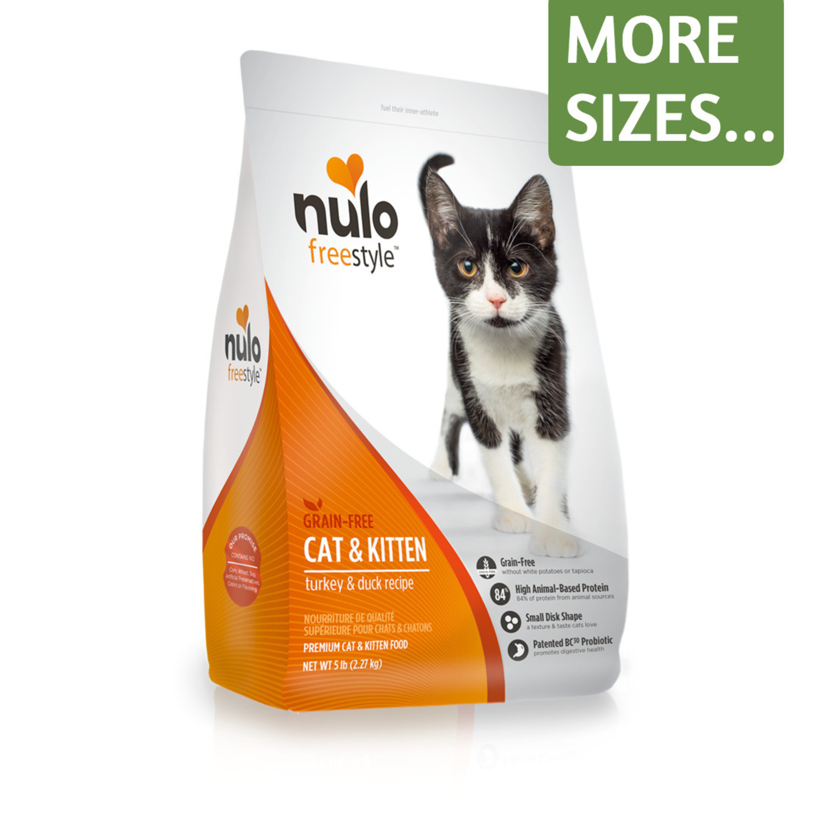 Nulo Nulo Dry Cat Food Freestyle High-Meat Kibble Cat & Kitten Turkey & Duck Recipe Grain Free