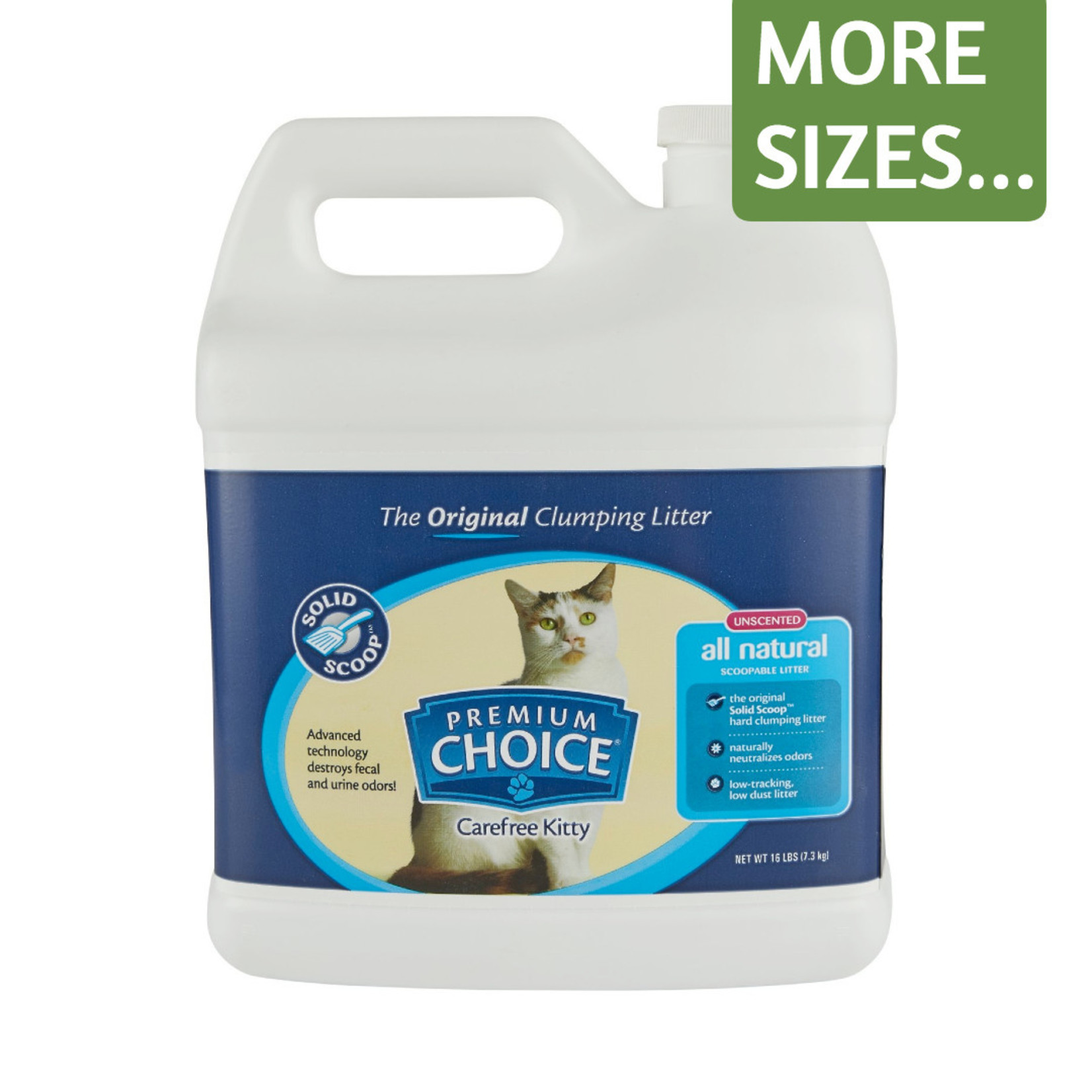 American Colloid Premium Choice Carefree Kitty Unscented All Natural Cat Litter
