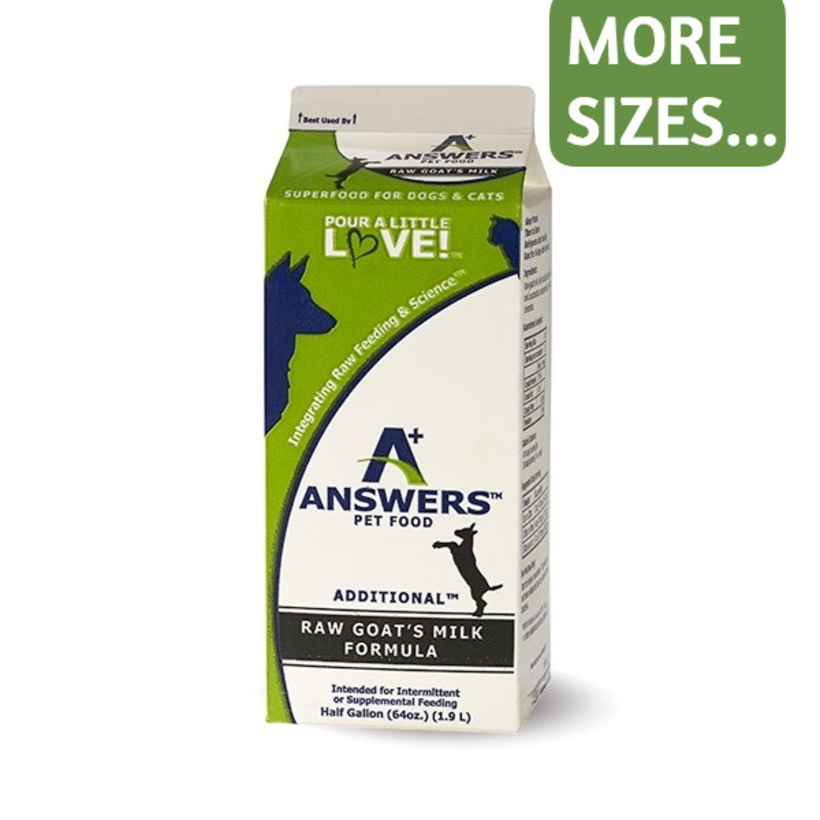 Answers Answers Frozen Fermented Raw Goat Milk