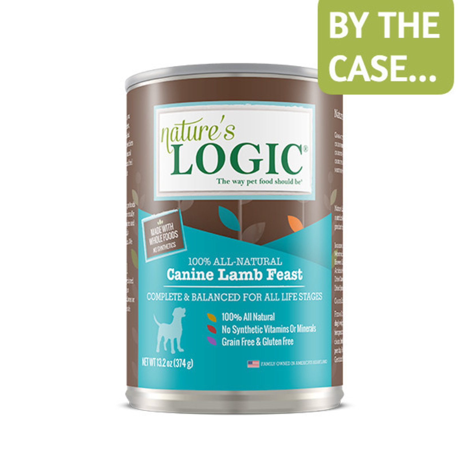 Natures Logic Nature's Logic Wet Dog Food Lamb Feast 13oz Can Grain Free