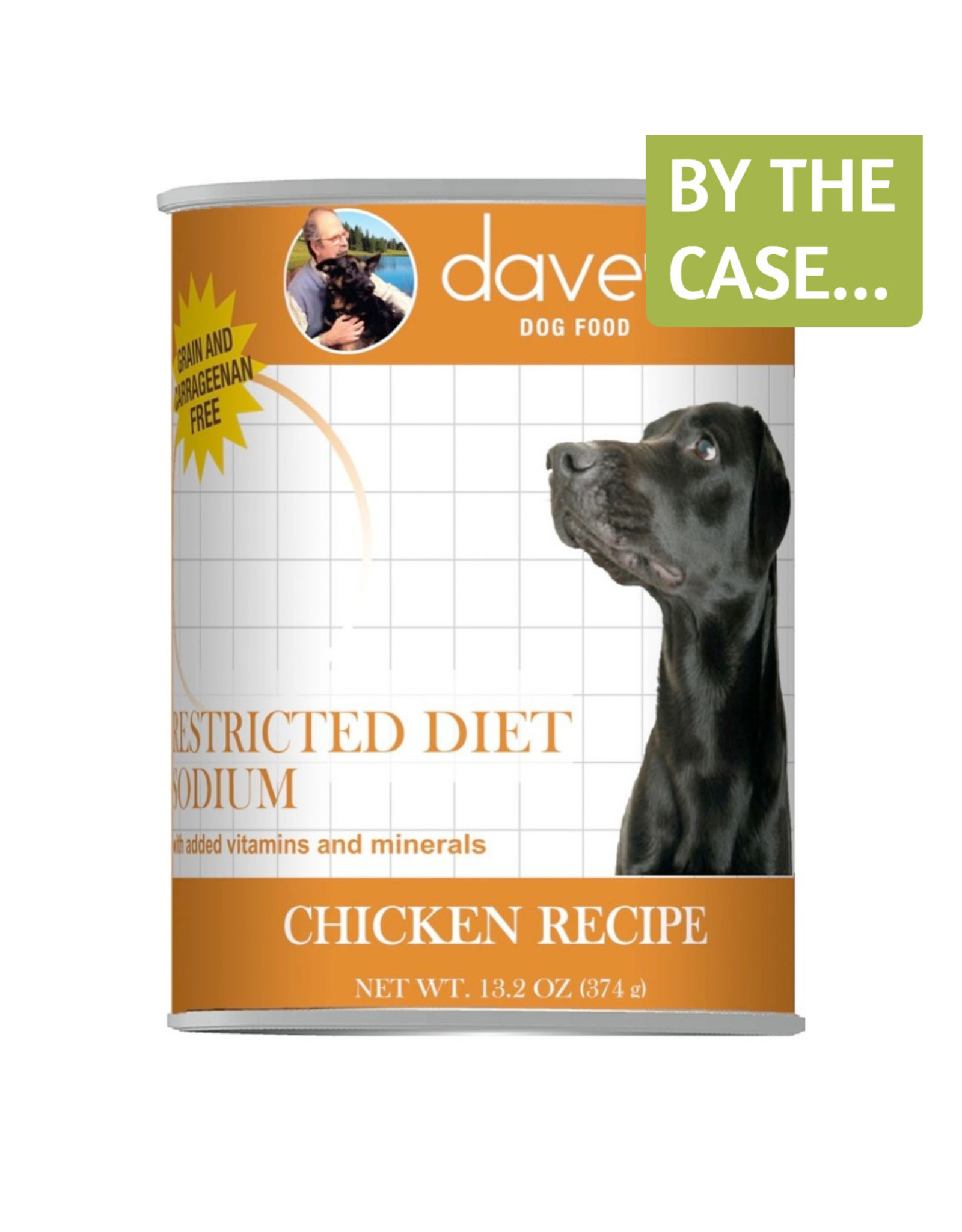 Dave S Wet Dog Food Restricted Sodium Chicken Recipe 13oz Can Howl