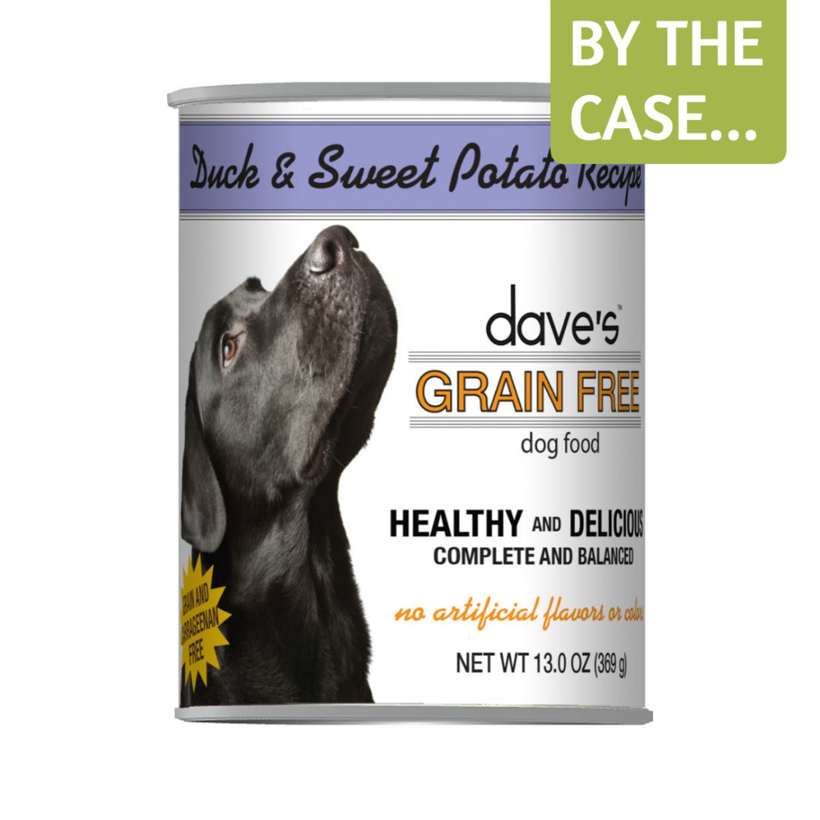 Daves Pet Food Dave's Wet Dog Food Grain Free Duck and Sweet Potato Recipe 13oz Can