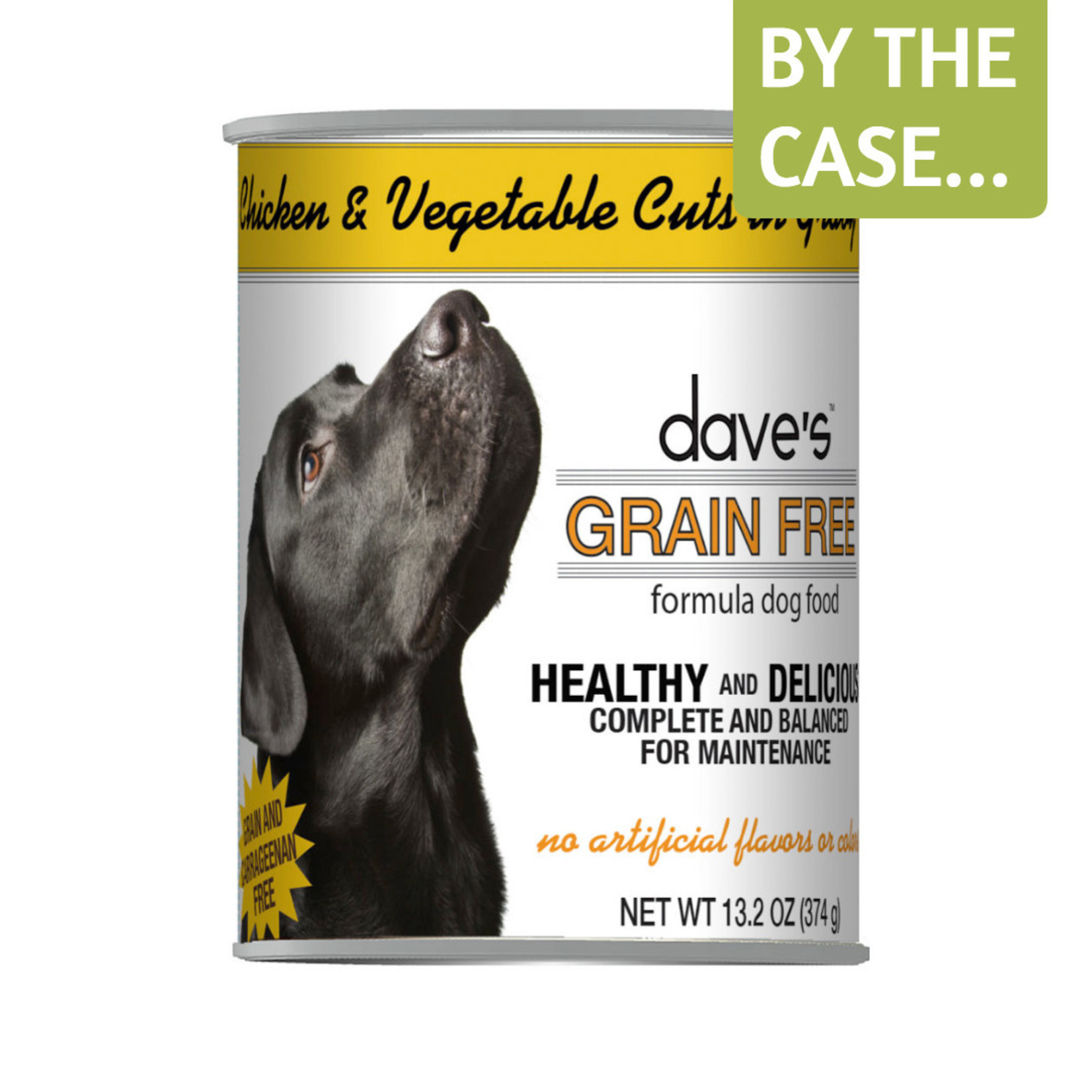 Daves Pet Food Dave's Wet Dog Food Grain Free Chicken and Vegetable Cuts in Gravy 13oz Can