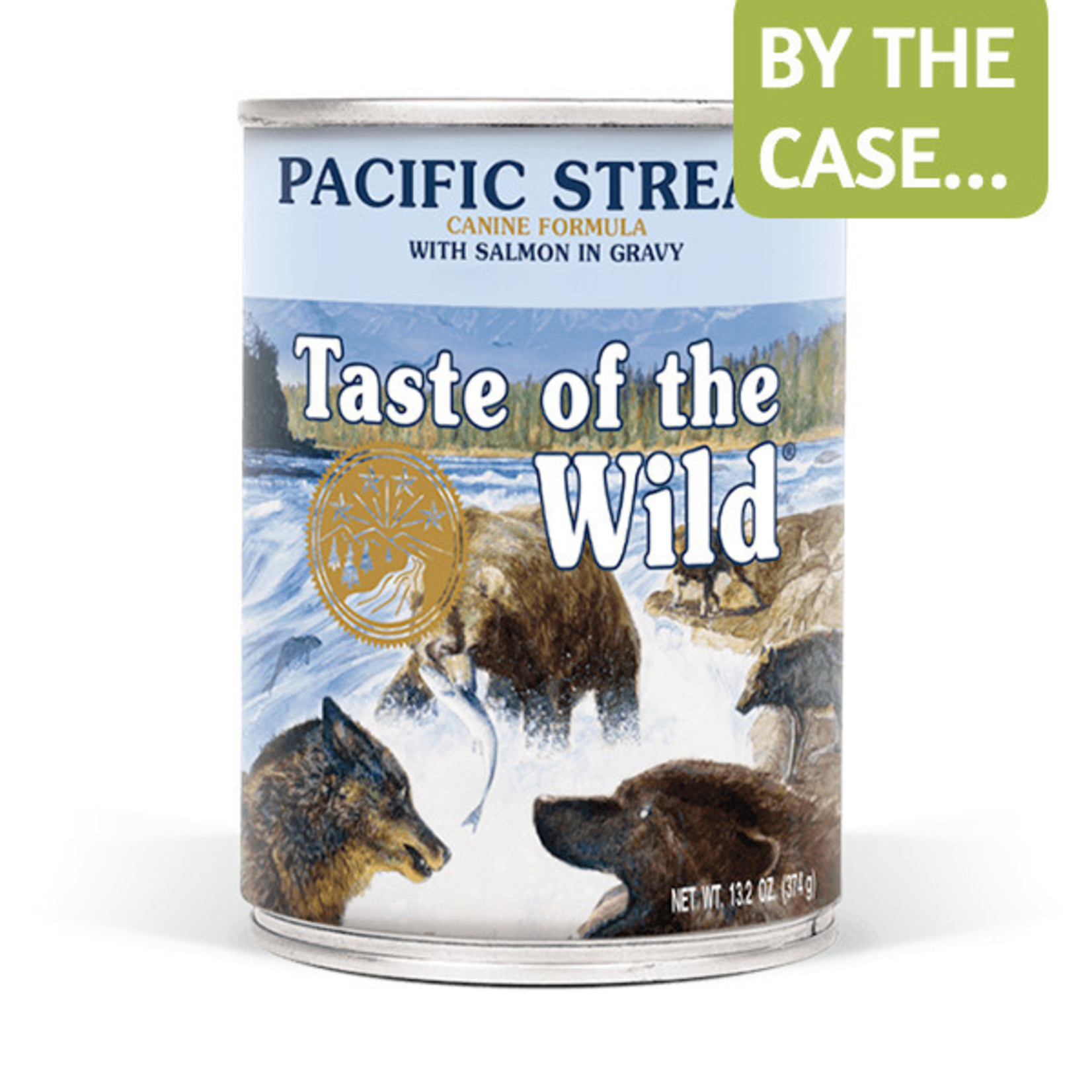 Taste of the Wild Taste of the Wild Wet Dog Food Pacific Stream Formula with Salmon in Gravy 13oz Can Grain Free