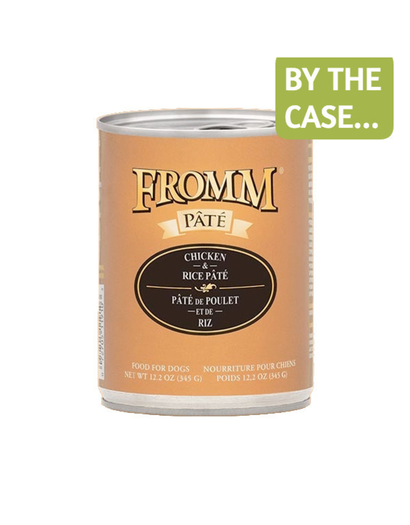 Fromm Wet Dog Food Chicken & Rice Pate 12.2oz Can Howl