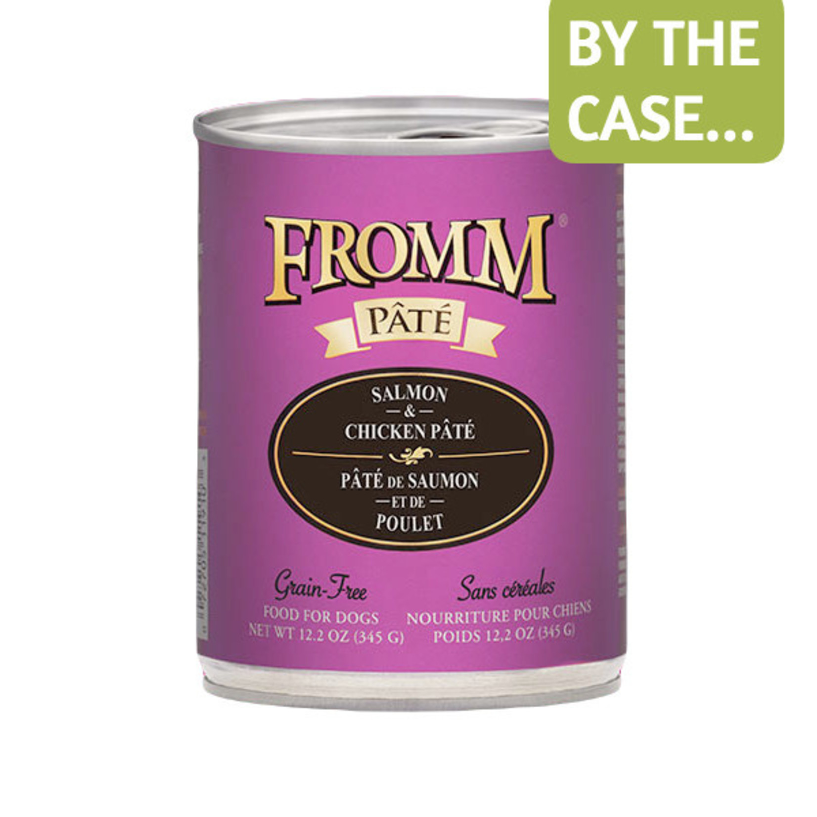 Fromm Fromm Wet Dog Food Salmon & Chicken Pate 12.2oz Can Grain Free