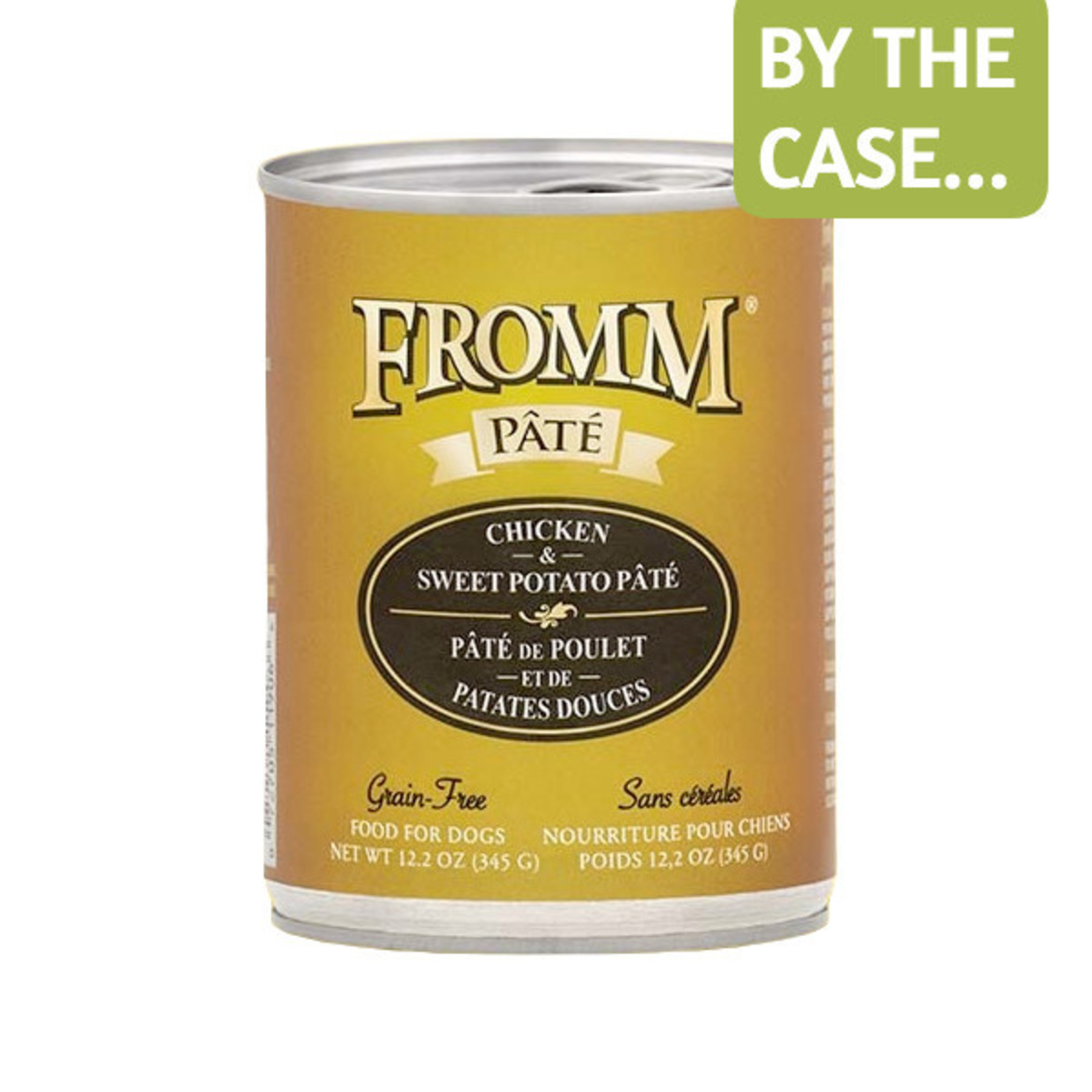 Fromm Fromm Wet Dog Food Chicken & Sweet Potato Pate 12.2oz Can Grain Free