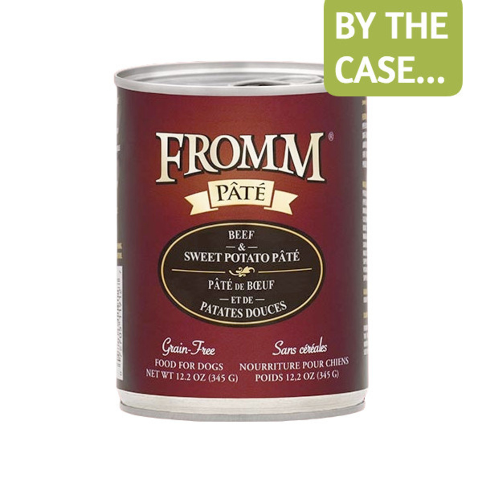 Fromm Fromm Wet Dog Food Beef & Sweet Potato Pate 12.2oz Can Grain Free