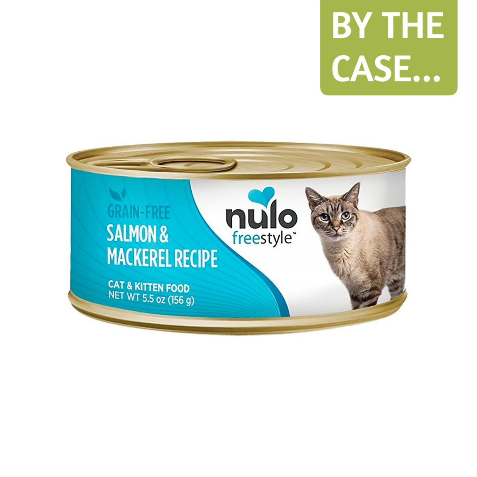 Nulo Nulo Freestyle Wet Cat Food Salmon & Mackerel Recipe Pate 5.5oz Can Grain Free