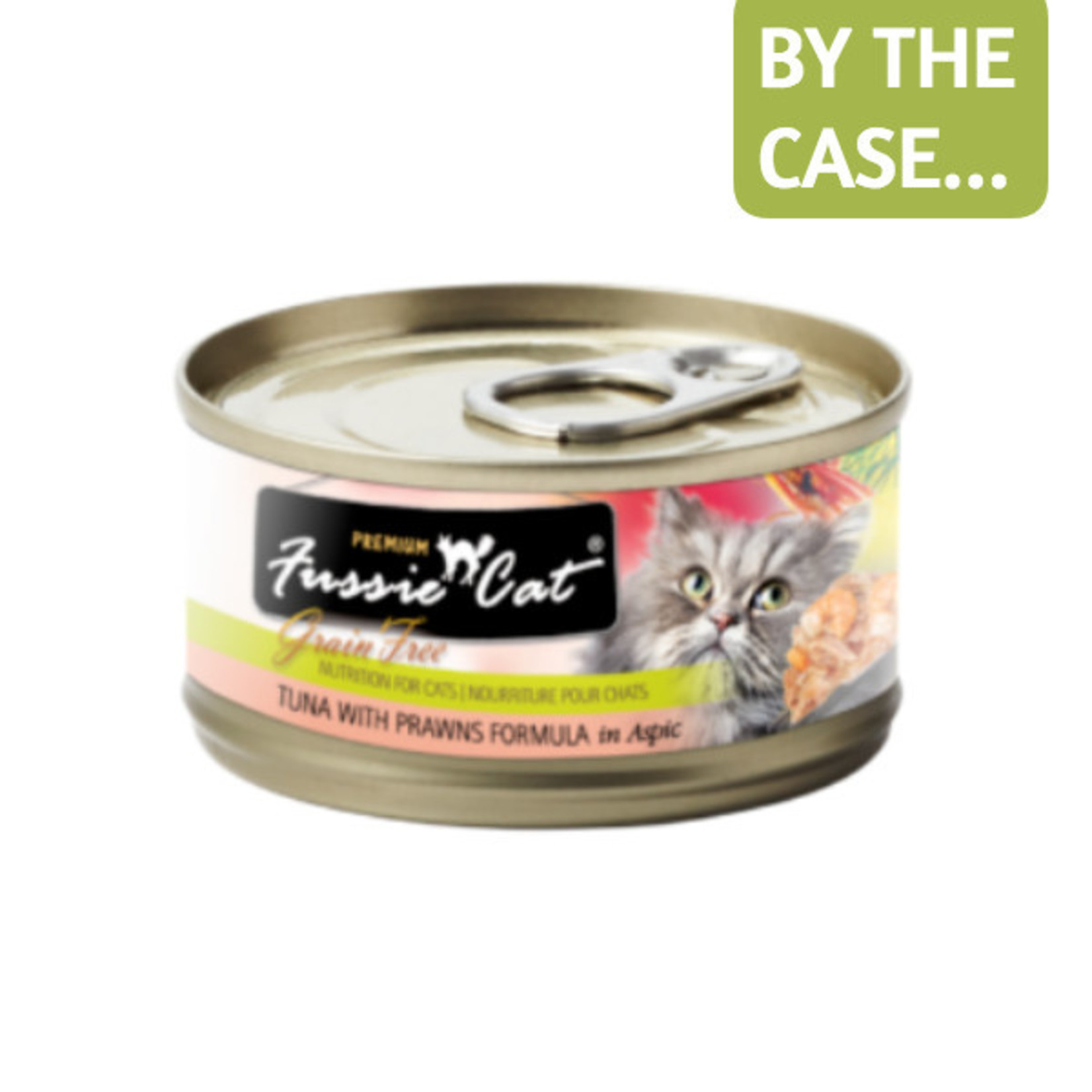 Fussie Cat Fussie Cat Wet Cat Food Tuna with Prawns Formula in Aspic 2.8oz Can Grain Free