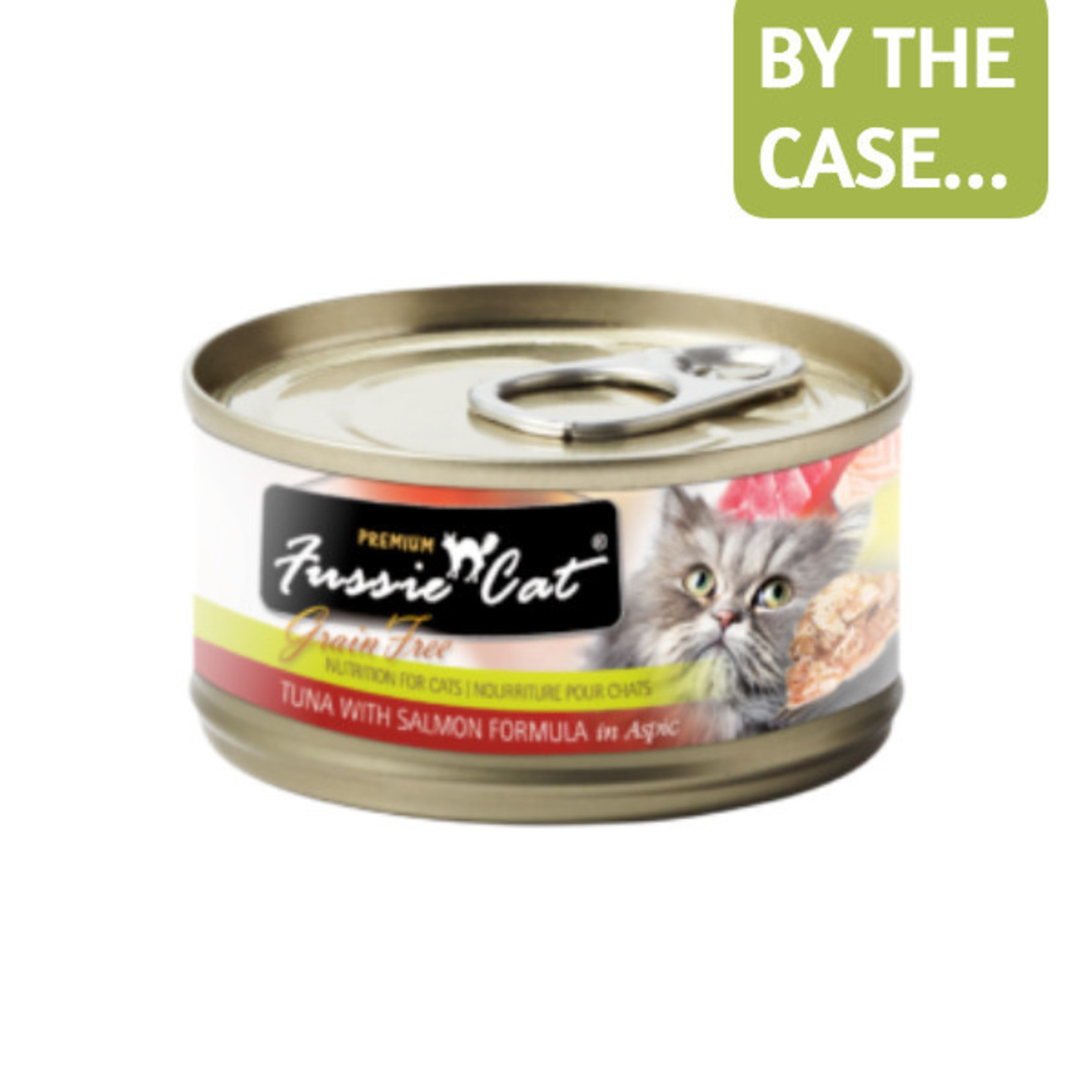 Fussie Cat Fussie Cat Wet Cat Food Tuna with Salmon Formula in Aspic 2.8oz Can Grain Free