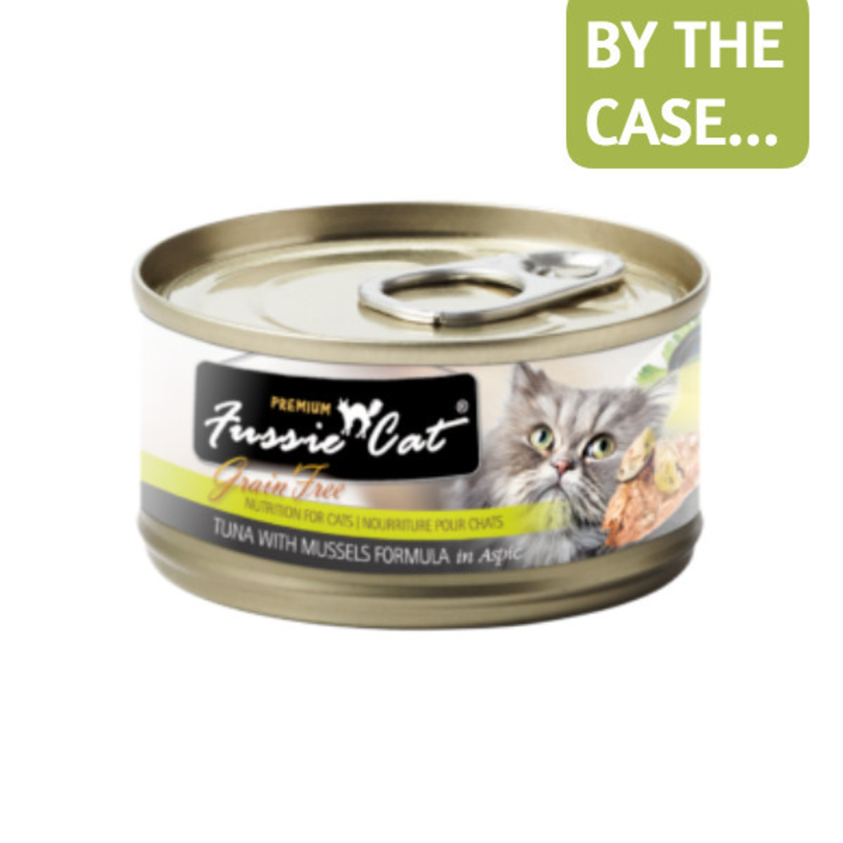 Fussie Cat Fussie Cat Wet Cat Food Tuna with Mussels Formula in Aspic 2.8oz Can Grain Free