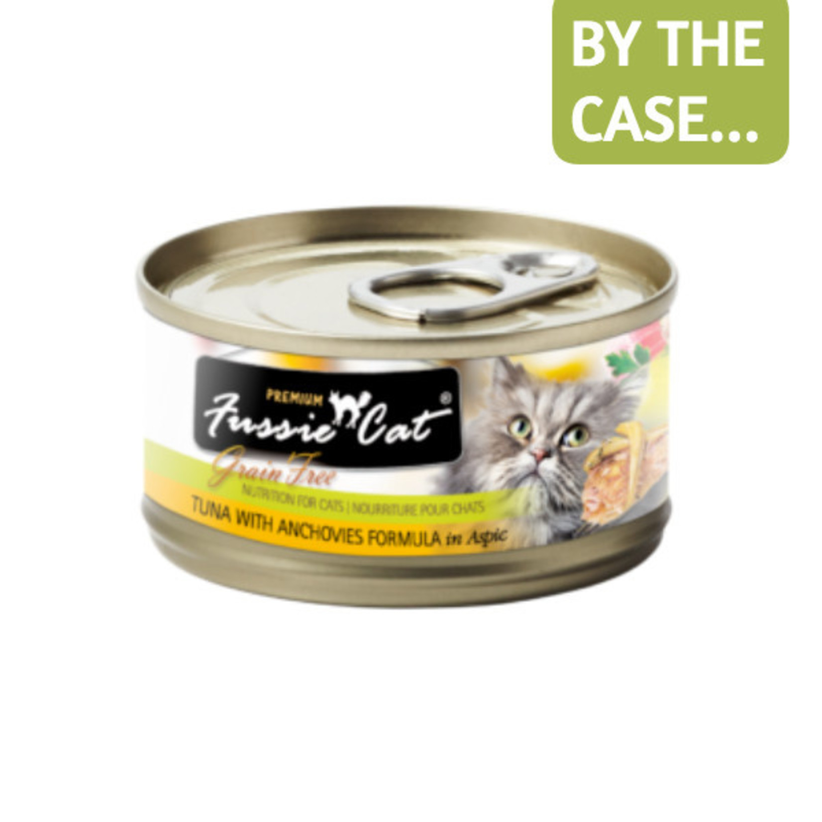 Fussie Cat Fussie Cat Wet Cat Food Tuna with Anchovies Formula in Aspic 2.8oz Can Grain Free