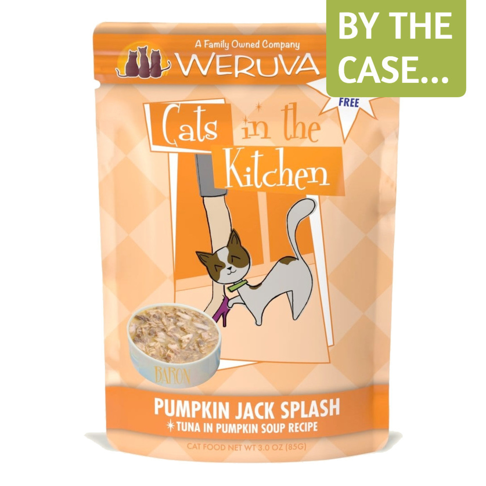 Weruva Weruva Cats in the Kitchen Wet Cat Food Pumpkin Jack Splash Tuna in Pumpkin Soup 3oz Pouch