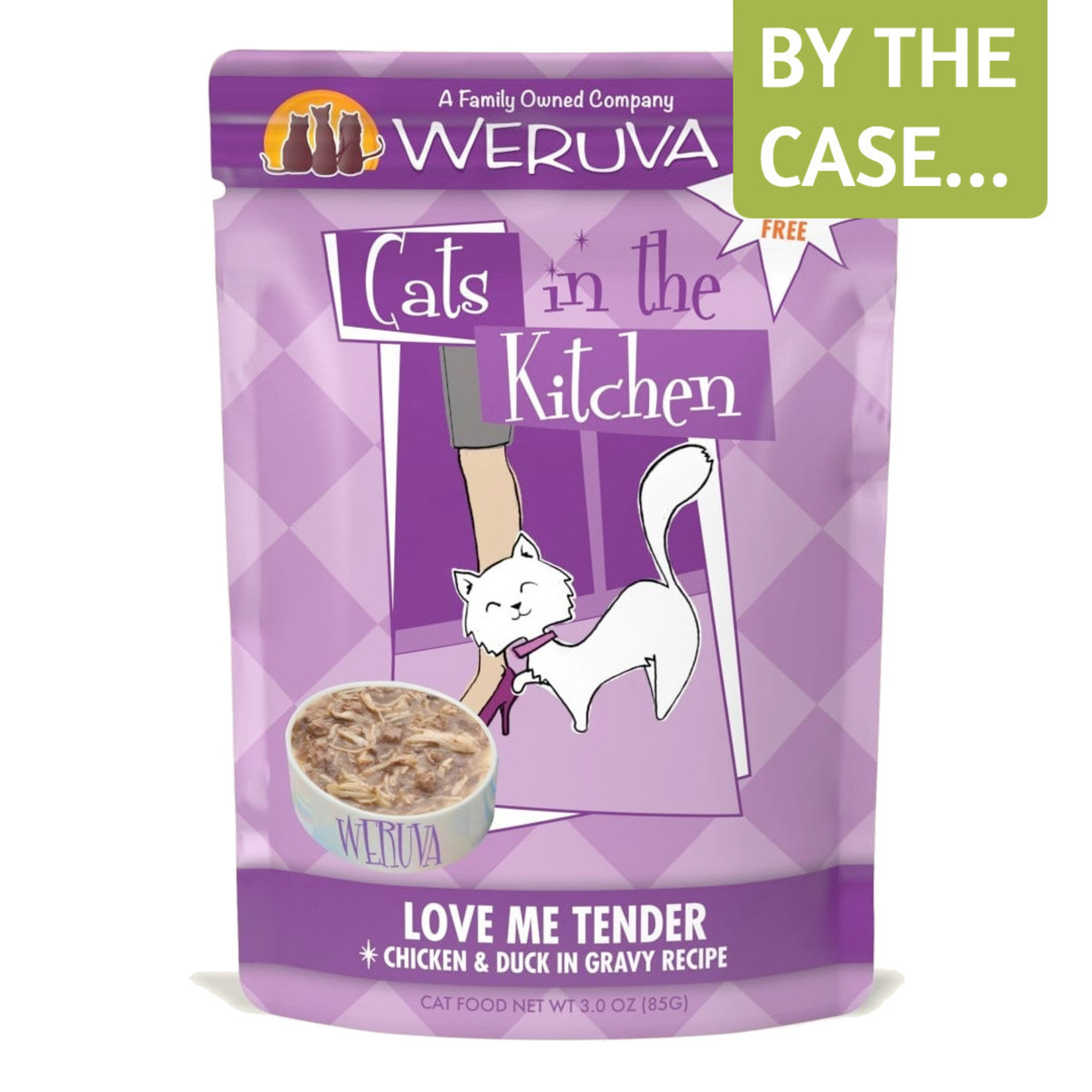 Weruva Weruva Cats in the Kitchen Wet Cat Food Love Me Tender Chicken & Duck in Gravy 3oz Pouch