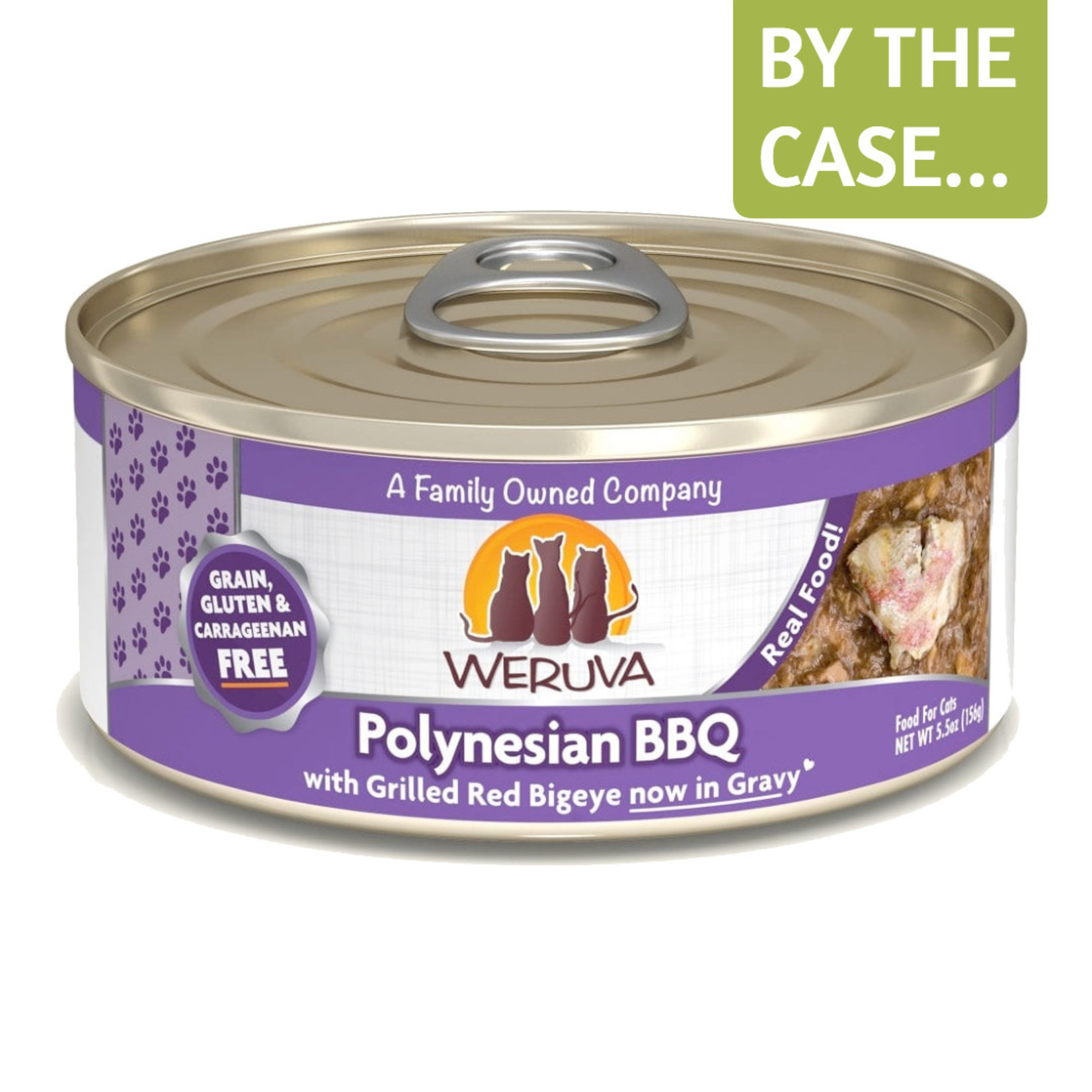 Weruva Weruva Classic Wet Cat Food Polynesian BBQ with Grilled Red Bigeye in Gravy 5.5oz Can