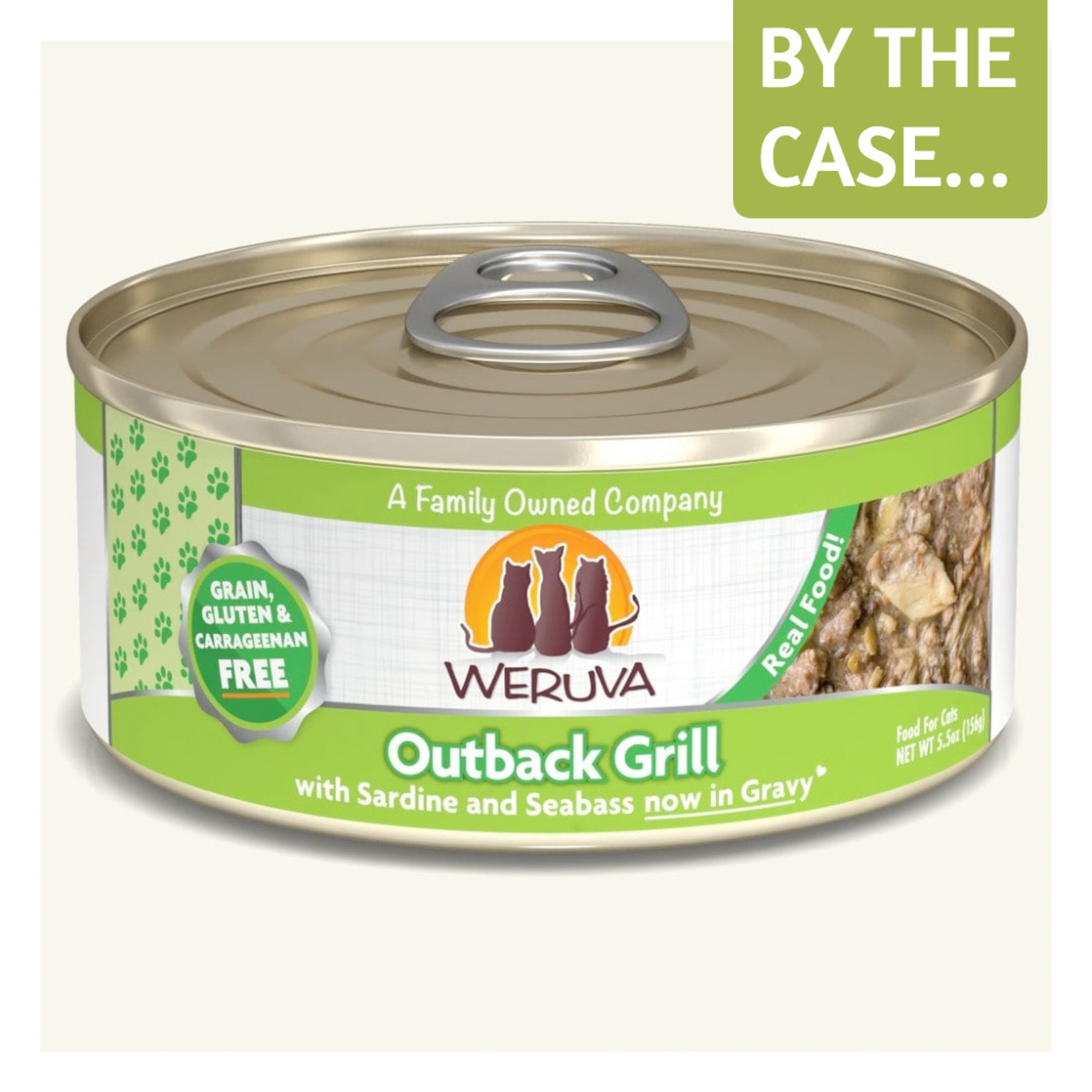 Weruva Weruva Classic Wet Cat Food Outback Grill with Sardine and Seabass in Gravy 5.5oz Can