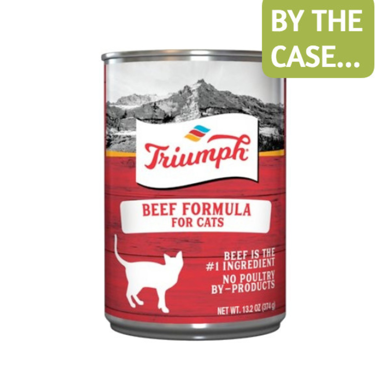 Triumph Triumph Wet Cat Food Beef Formula 13oz Can
