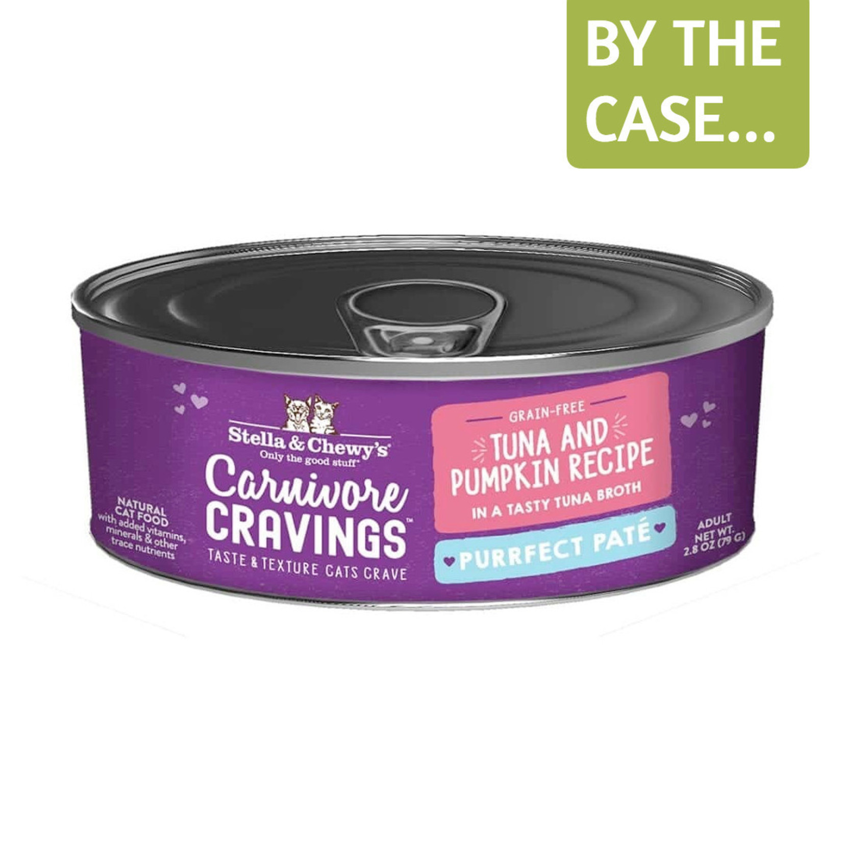 Stella and Chewys Stella & Chewy's Wet Cat Food Carnivore Cravings Purrfect Pate Tuna and Pumpkin Recipe 2.8oz Can Grain Free