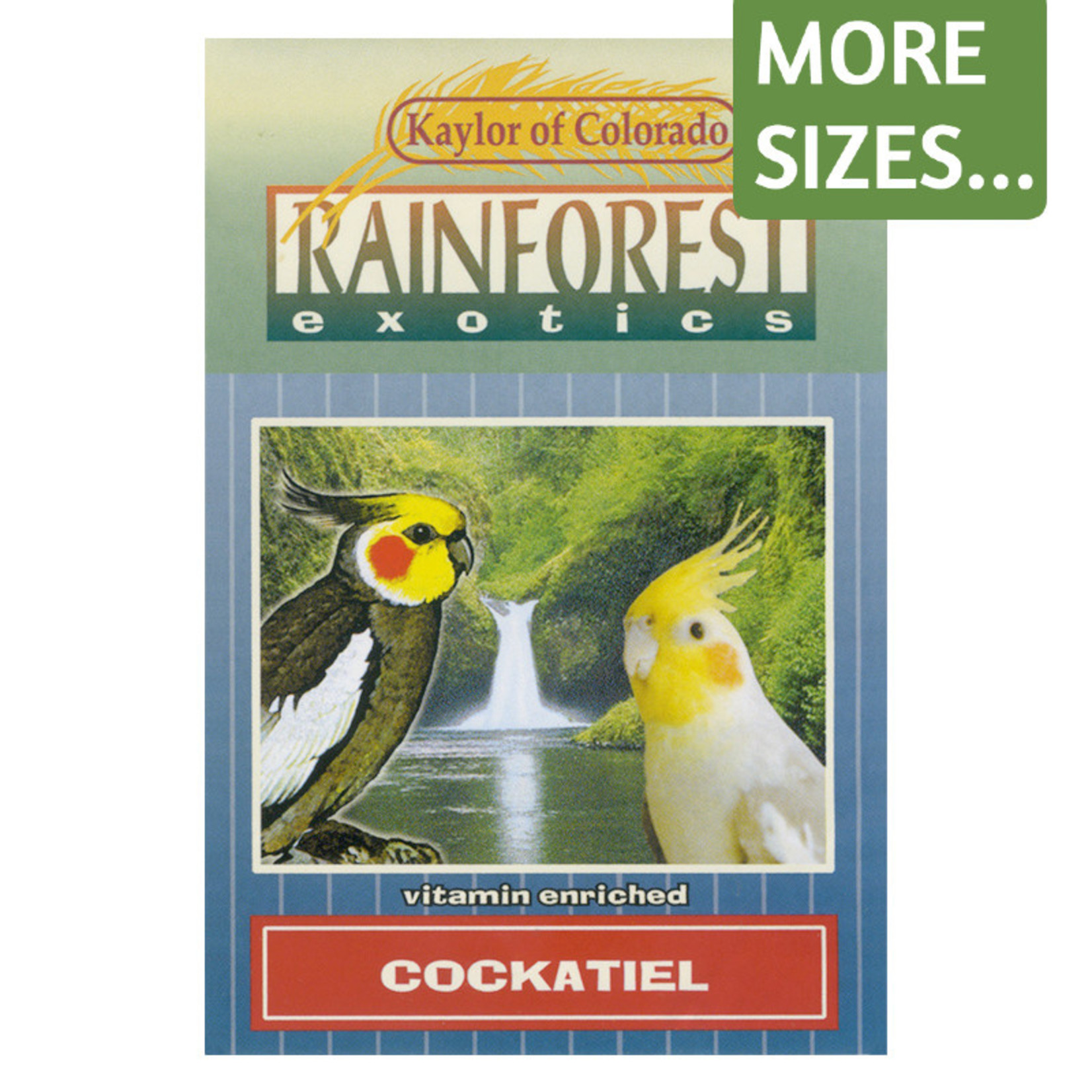 Kaylor of Colorado Kaylor of Colorado Rainforest Exotics Premium Natural Vitamin Enriched Cockatiel Food