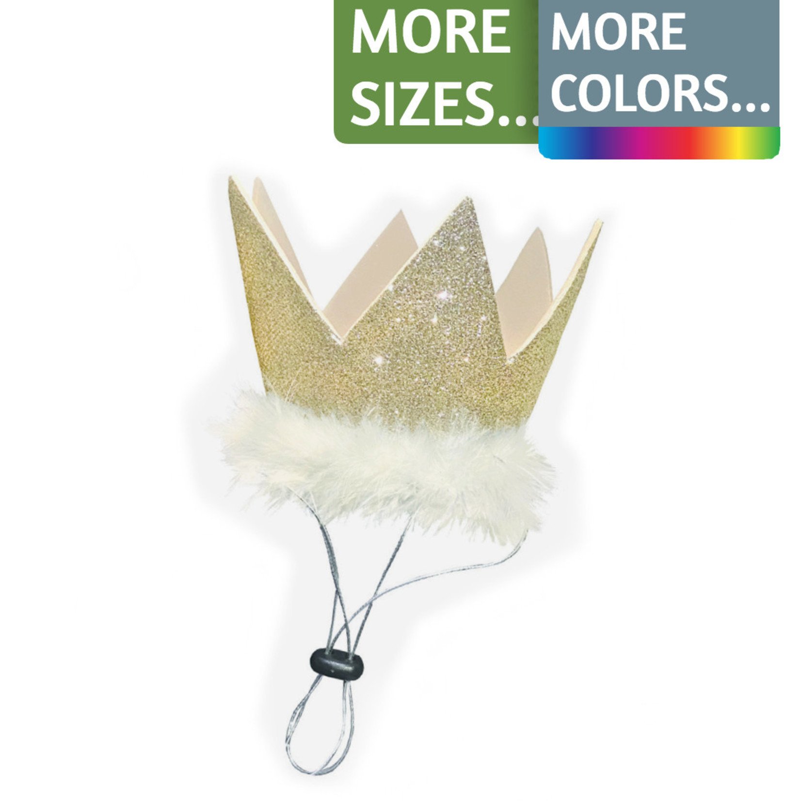 Huxley and Kent Glitter Pet Party Crown