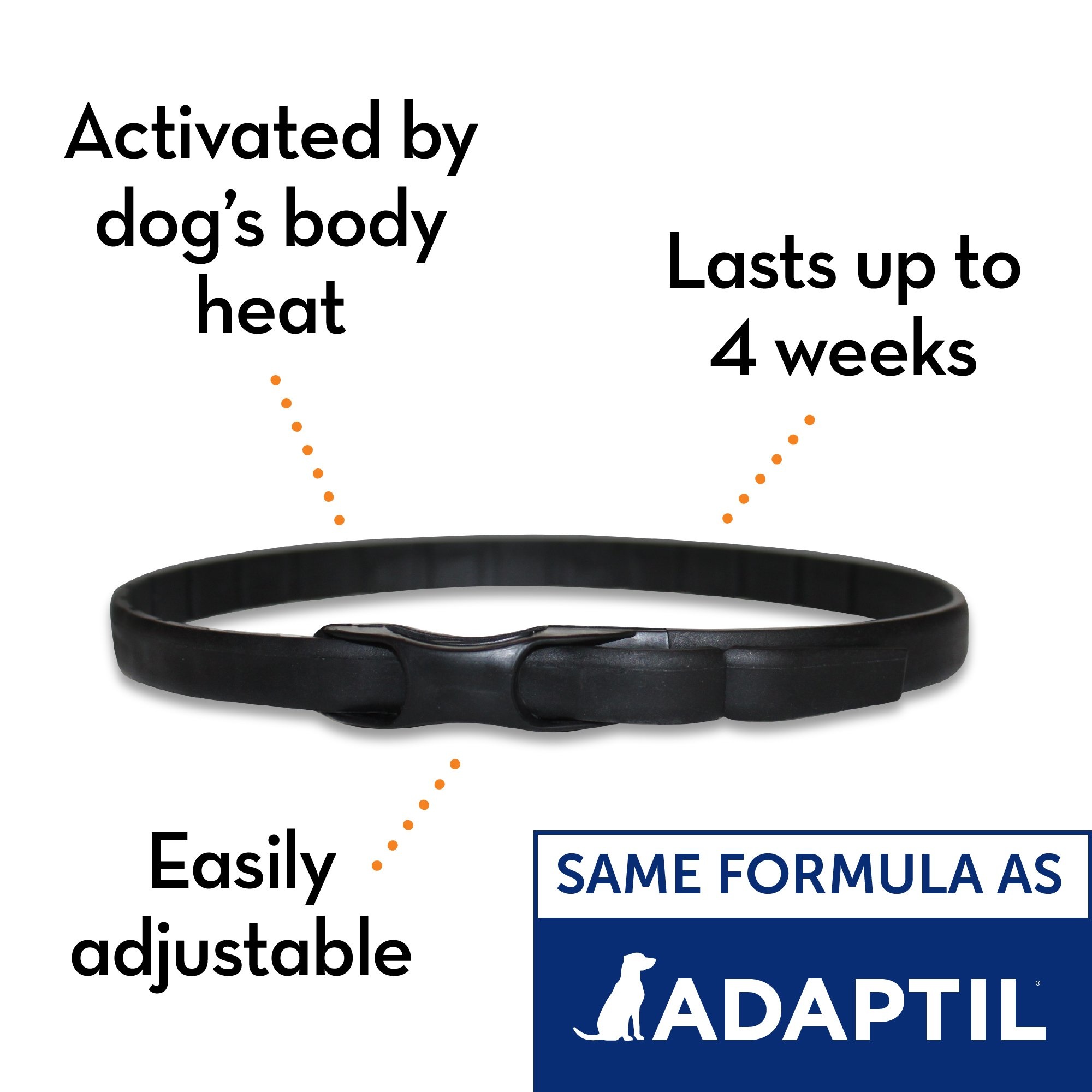 ThunderEase Calming Dog Pheromone Collars Powered by Adaptil Howl
