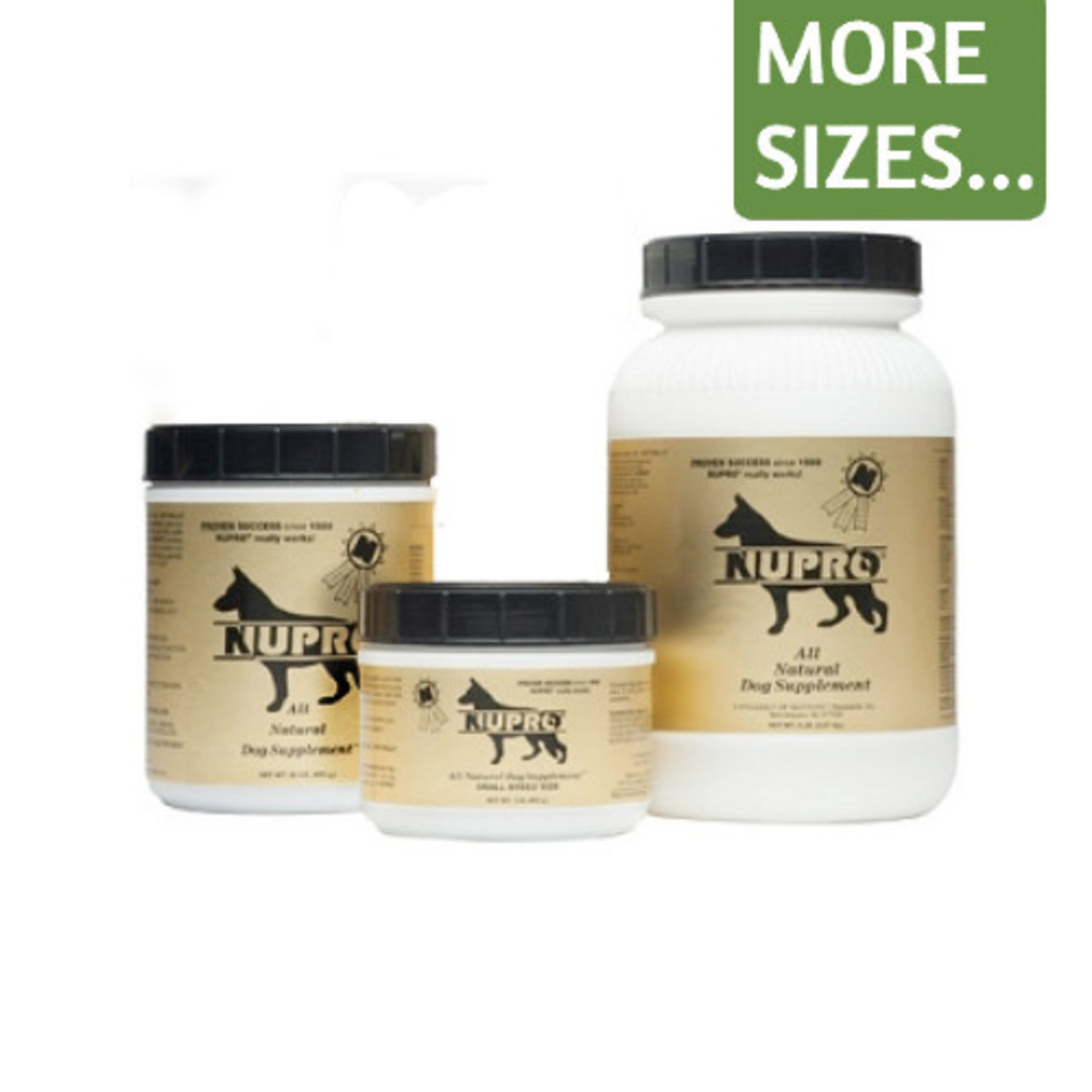 Nupro Nupro Natural Dog Supplement Gold All-in-One Powder - 1lb, 30oz, 5lb