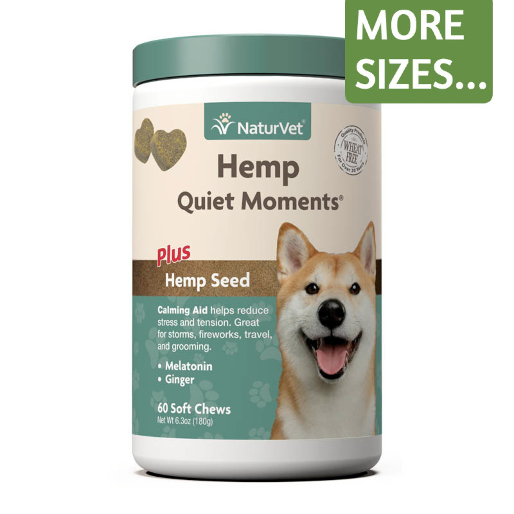 naturVet NaturVet Dog Hemp Quiet Moments Chew plus Hemp Seed