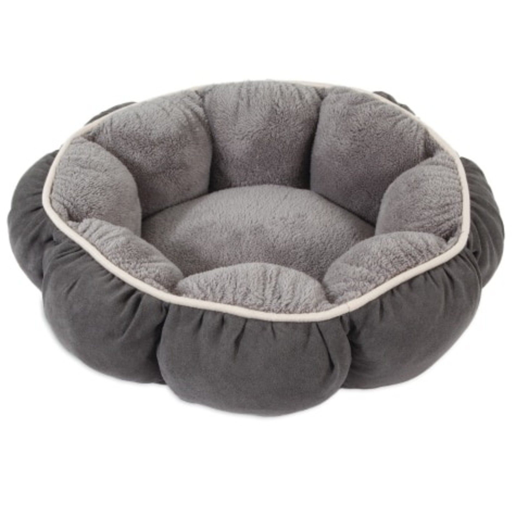 Petmate Petmate Aspen Pet Puffy Round Cat and Dog Bed 18in
