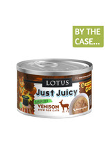 Lotus Wet Cat Food Just Juicy Venison Stew for Cats 2.5oz Grain Free