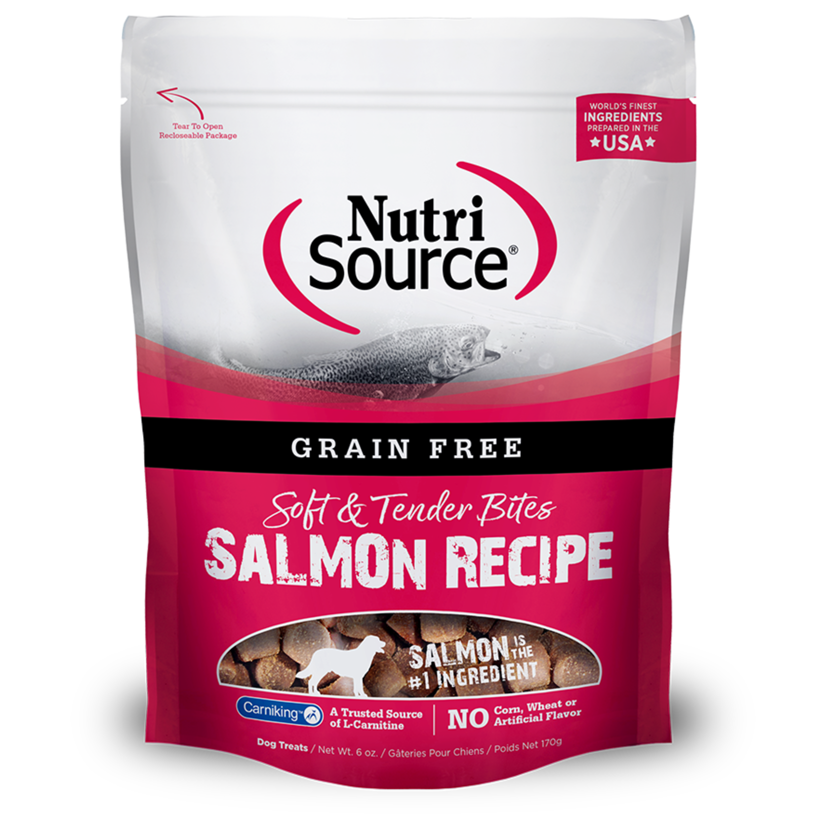 NutriSource NutriSource Dog Treats Salmon Bites 6oz Grain Free