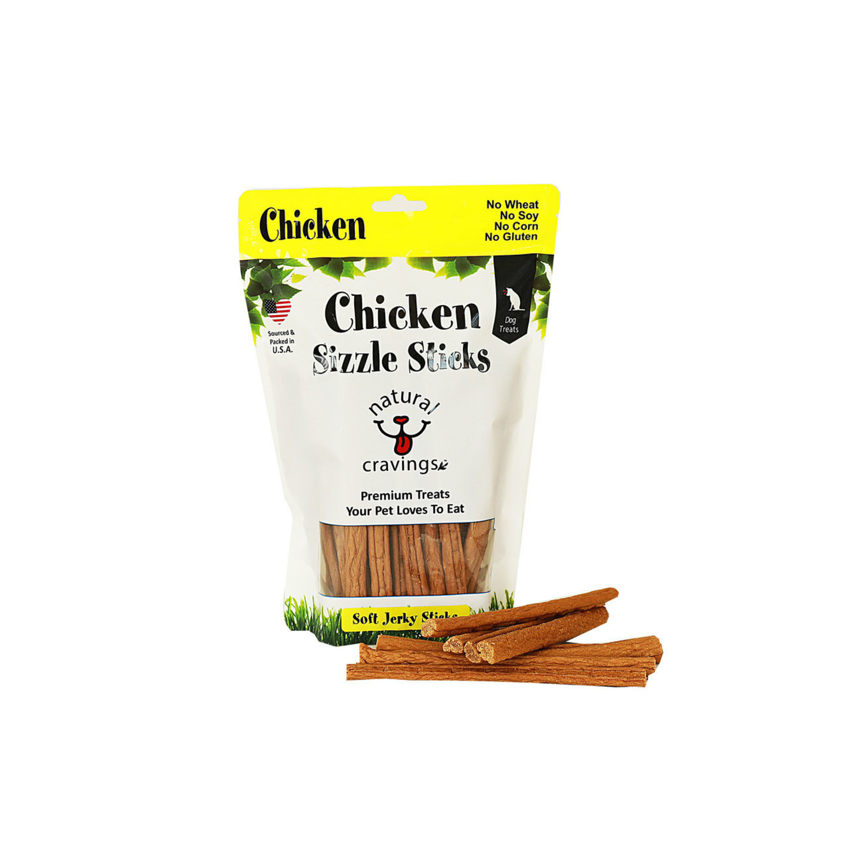 Natural Cravings Natural Cravings Chicken Sizzle Sticks Jerky Dog Treats12oz