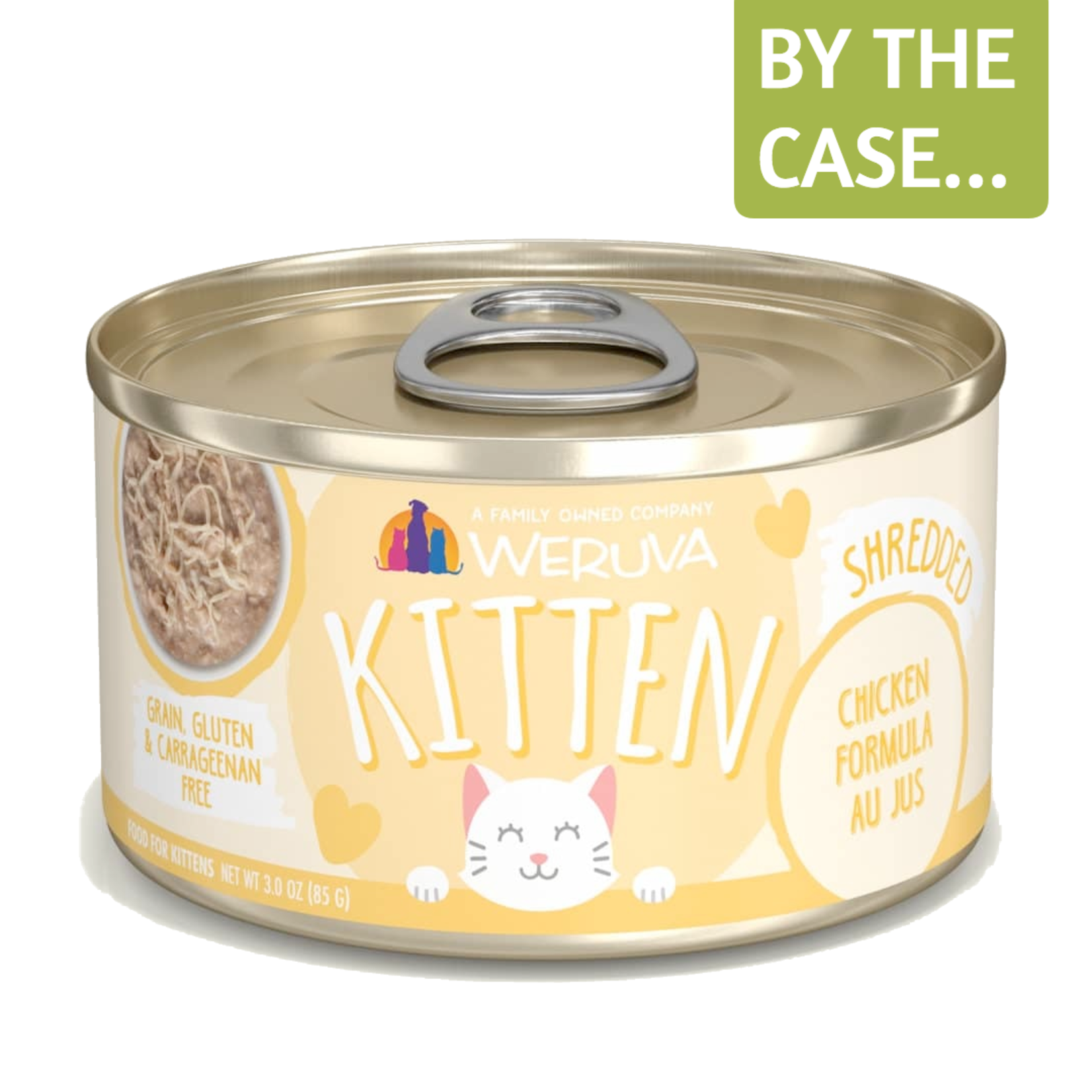 Weruva Weruva Kitten Wet Cat Food Chicken Formula au Jus 3.0oz Can Grain Free