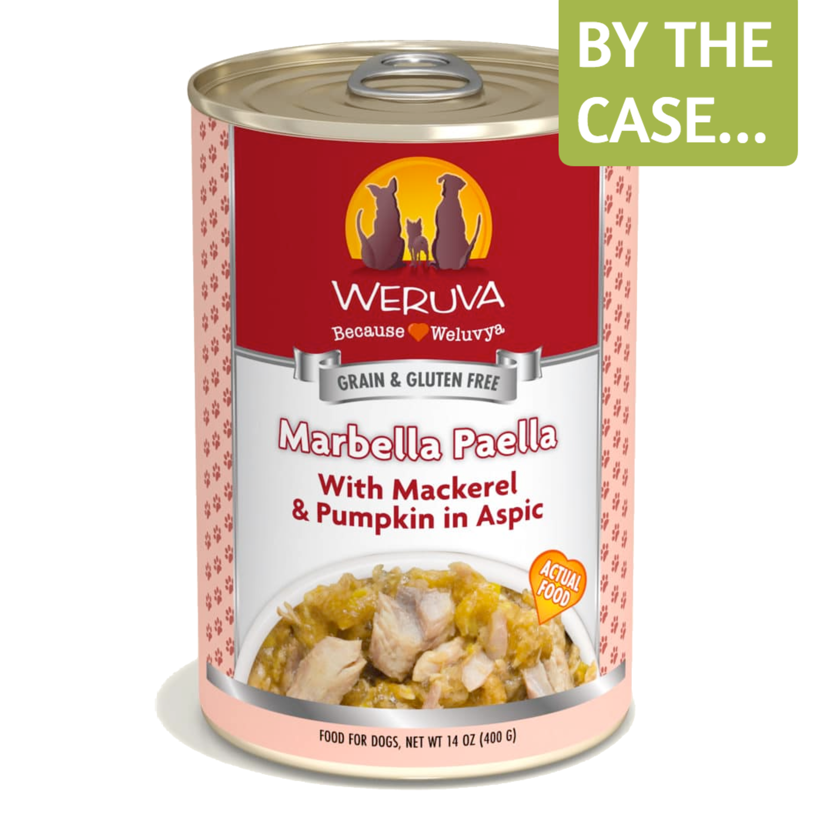 Weruva Weruva Classic Wet Dog Food Marbella Paella with Mackerel and Pumpkin in Aspic 4oz Can Grain Free