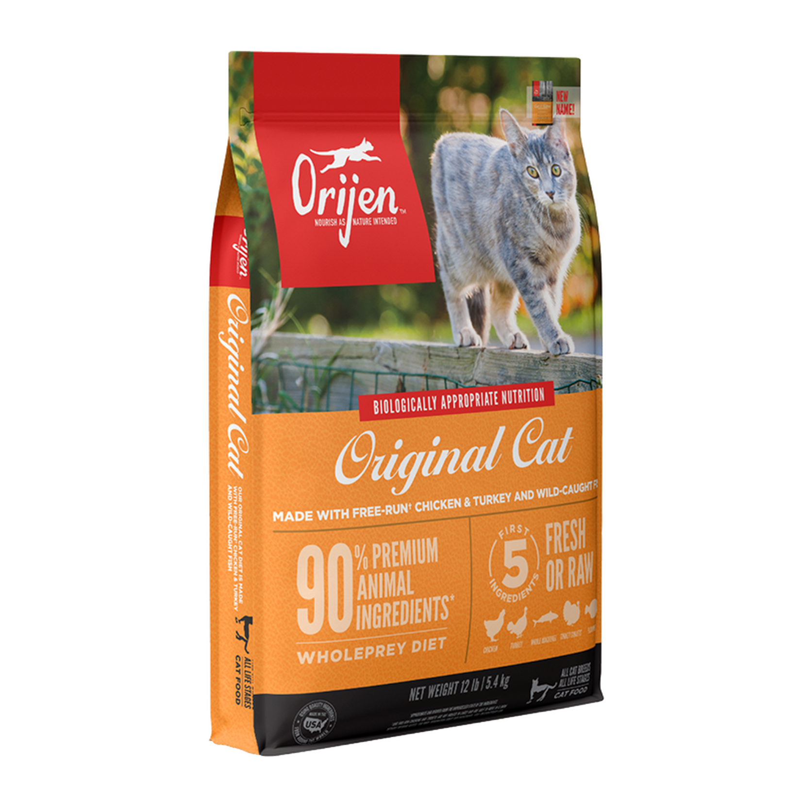 Orijen Orijen Dry Cat Food Original with Free-Run Chicken & Turkey and Wild-Caught Fish Grain Free