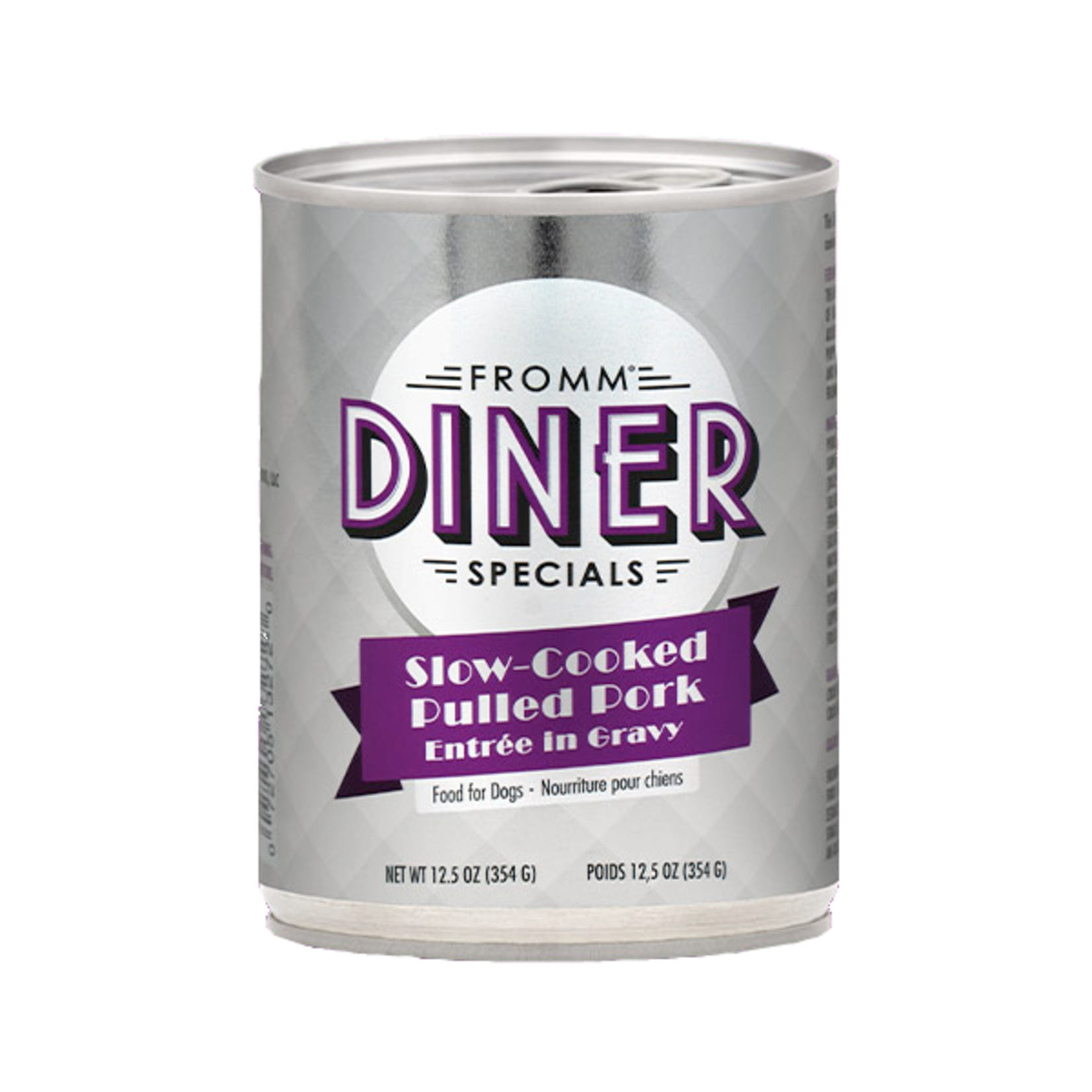 Fromm Fromm Wet Dog Food Diner Specials Slow-Cooked Pulled Pork in Gravy Entree 12oz Can Grain Free