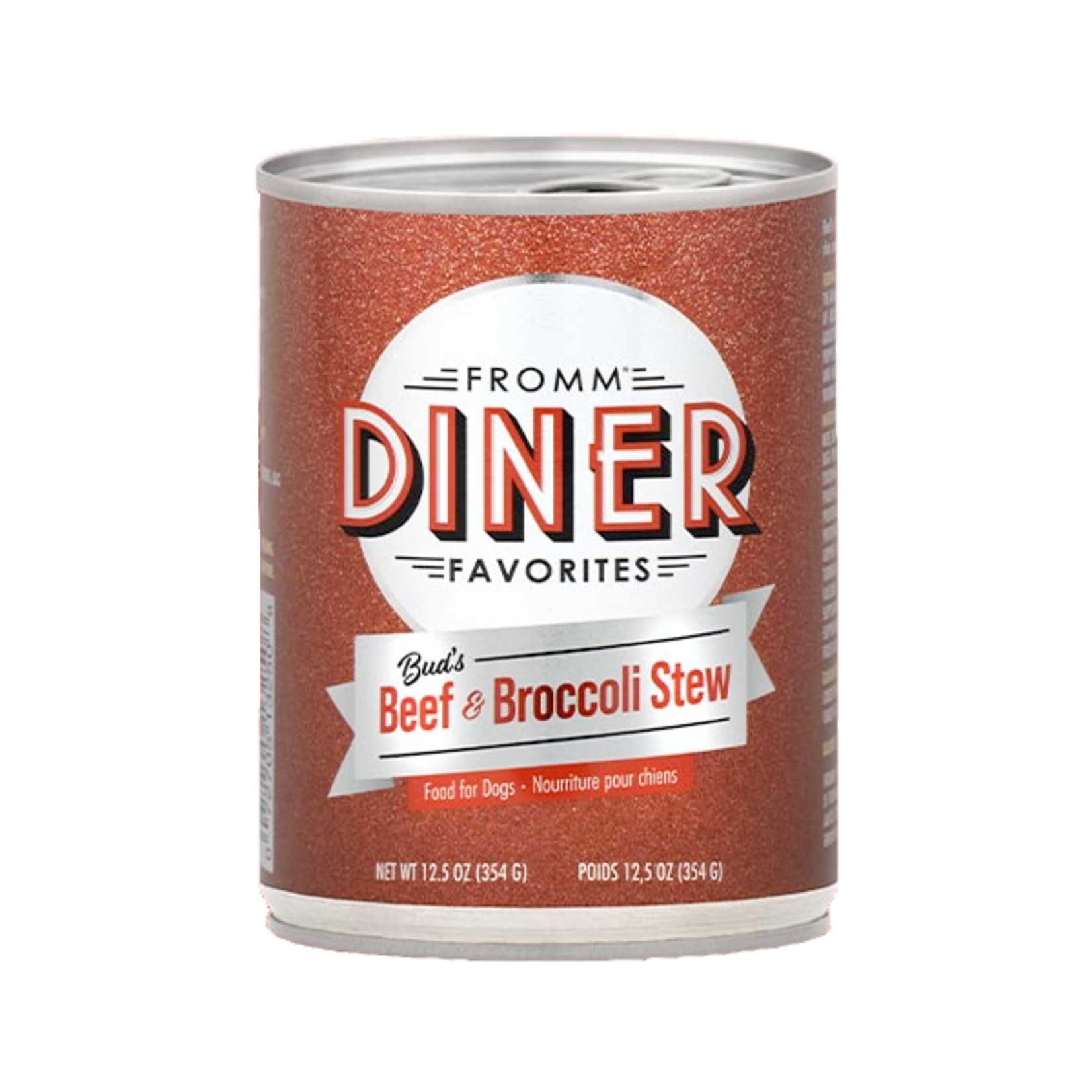 Fromm Fromm Wet Dog Food Diner Favorites Bud's Beef and Broccoli Stew 12oz Can