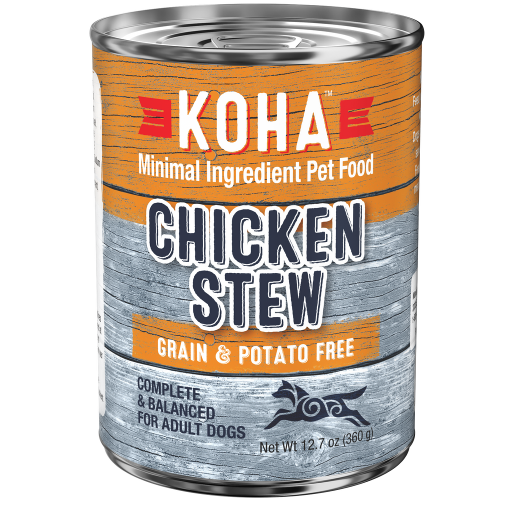 Koha Koha Dog Can Minimal Ingredient Chicken Stew 12.7oz Grain Free