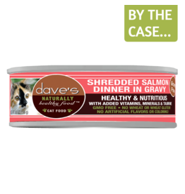 Daves Pet Food Dave's Cat Can Shredded Salmon 5.5oz