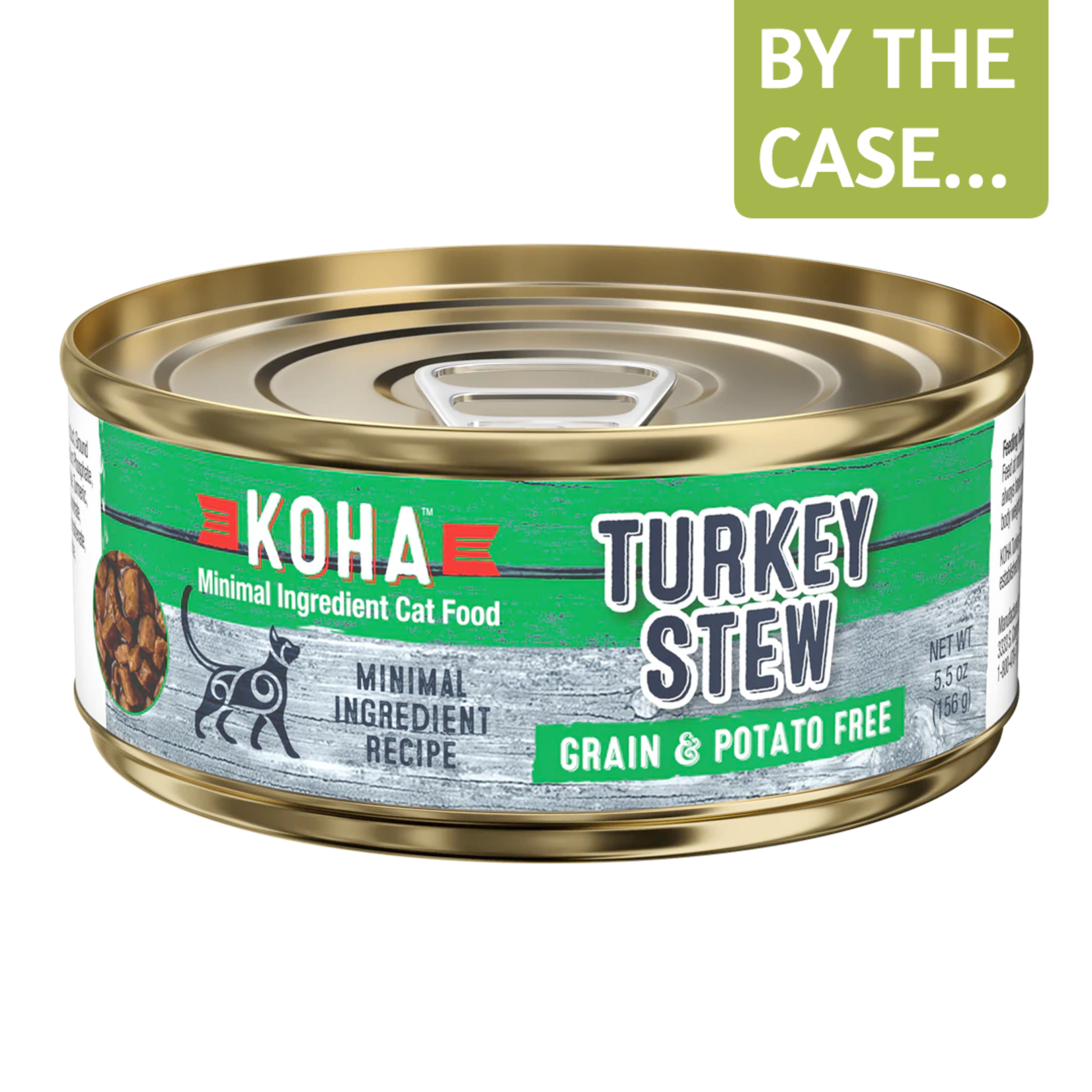 Koha Koha Wet Cat Food Minimal Ingredient Turkey Stew 5.5oz