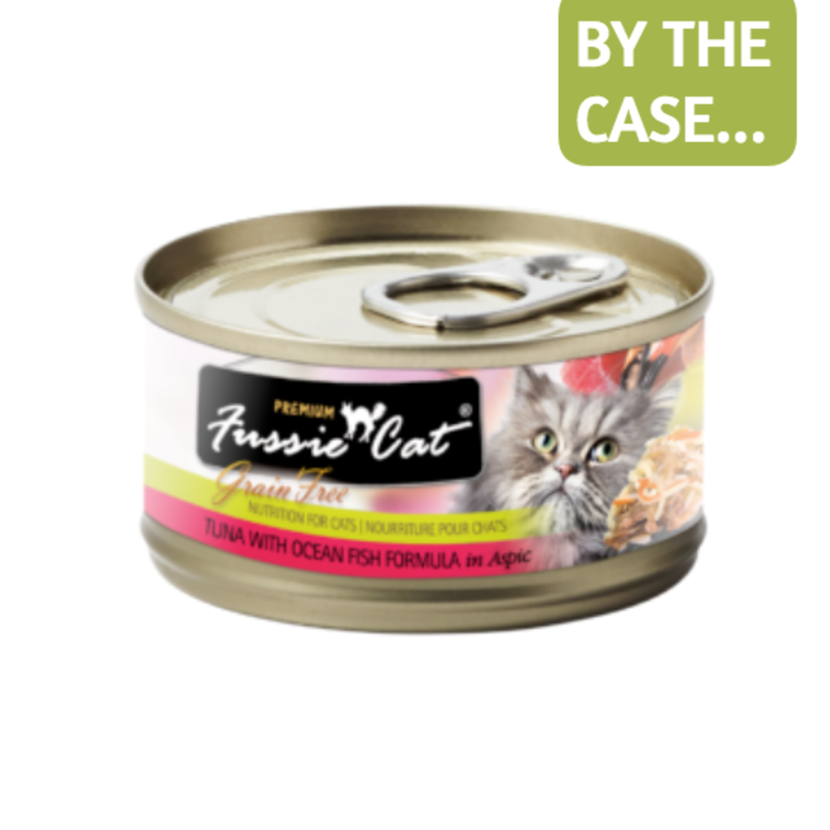 Fussie Cat Fussie Cat Wet Cat Food Tuna with Ocean Fish Formula in Aspic 2.8oz Can Grain Free