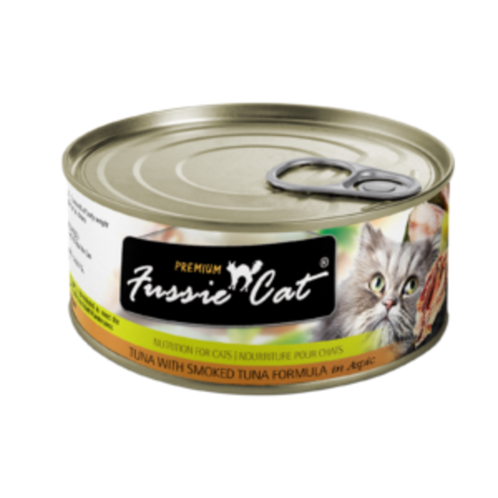 Fussie Cat Fussie Cat Wet Cat Food Tuna with Smoked Tuna Formula in Aspic 2.8oz Can Grain Free
