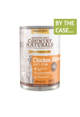 Grandma Maes Country Naturals Grandma Mae's Country Naturals Wet Dog and Cat Food Ultra Premium Chicken Soft Stew 13.2oz